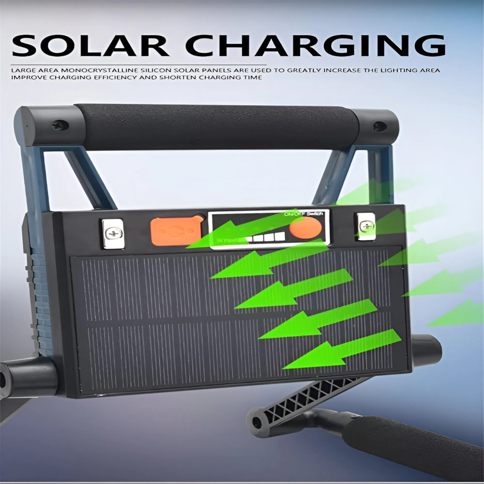5V Waterproof Multi-Functional Outdoor Solar Rechargeable Floodlight