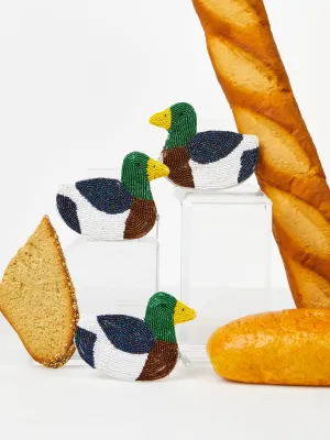 Beaded Duck Change Purse