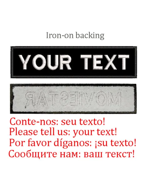 Camouflage Hook Backing Name Patch