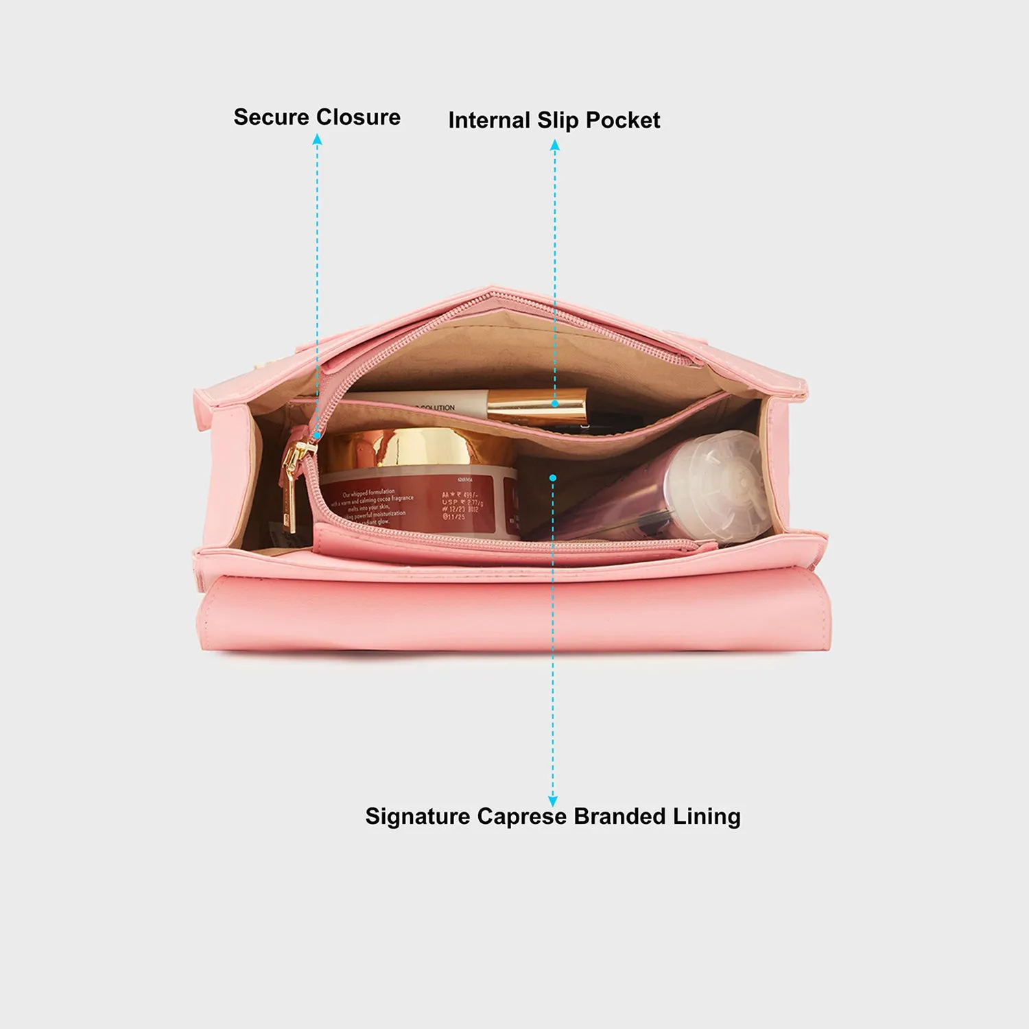 Caprese Sheena Sling Medium Blush