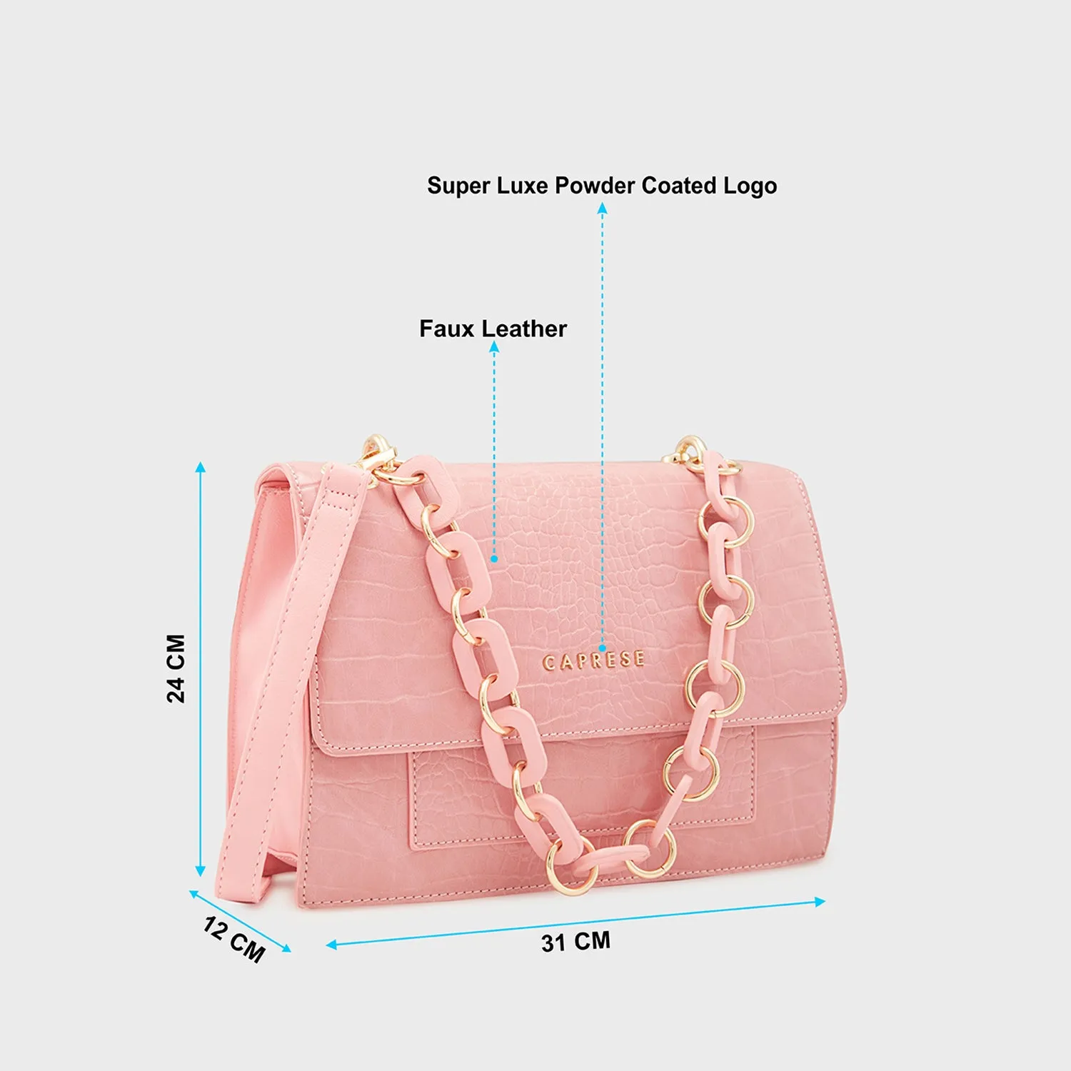 Caprese Sheena Sling Medium Blush