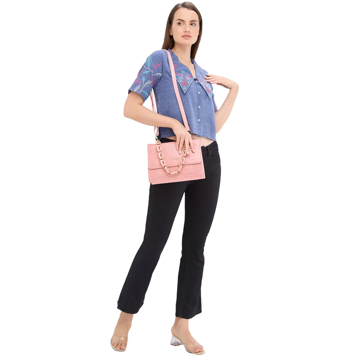 Caprese Sheena Sling Medium Blush