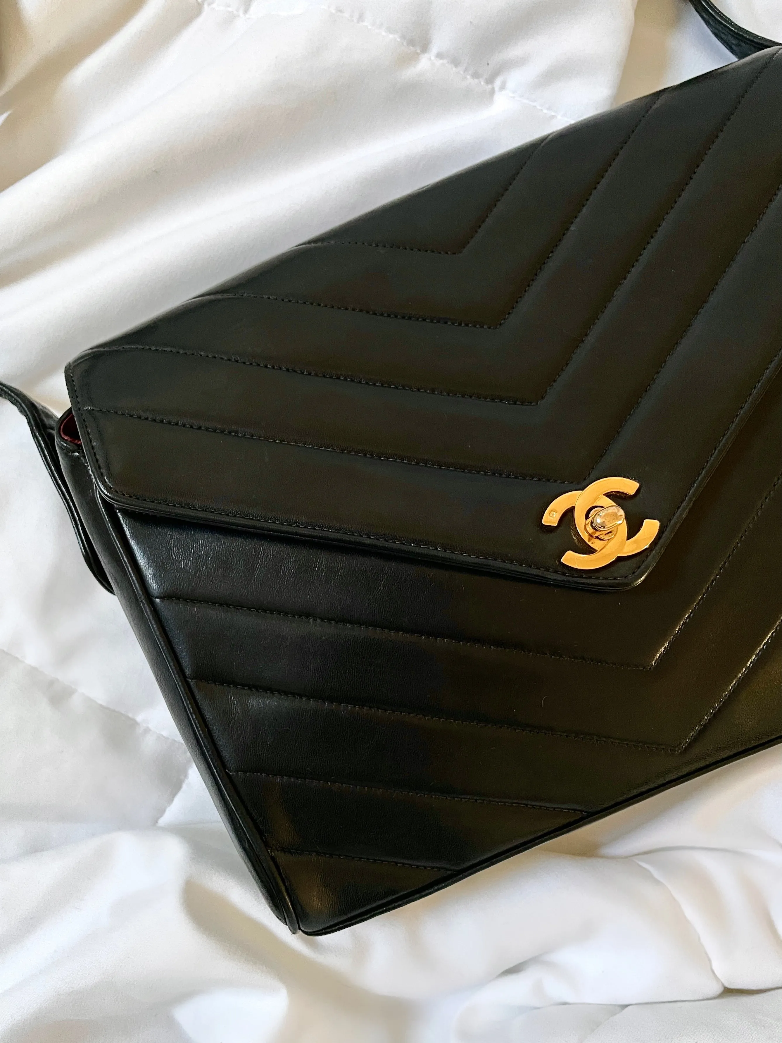 Chanel Envelope Turnlock Bag