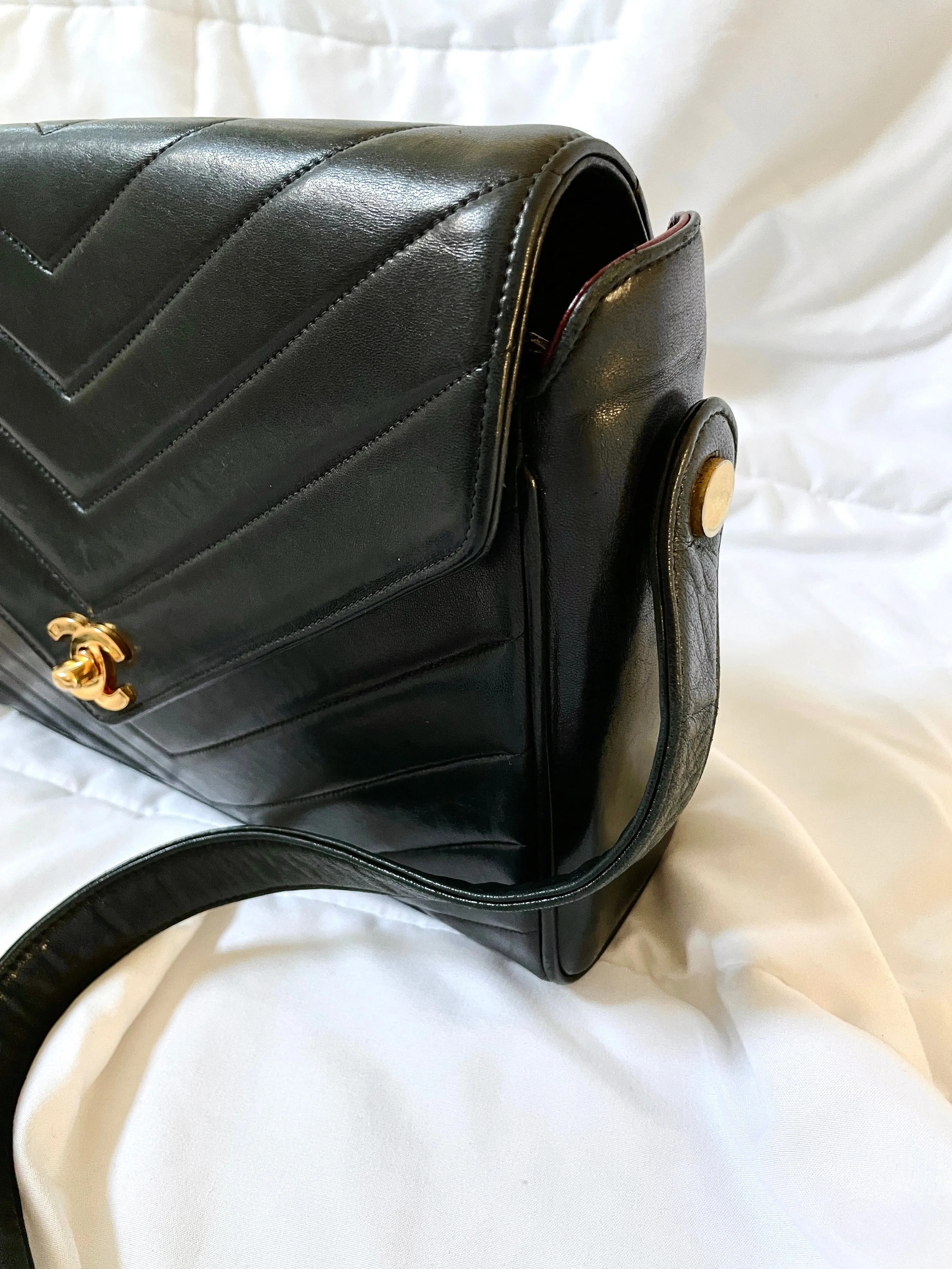 Chanel Envelope Turnlock Bag
