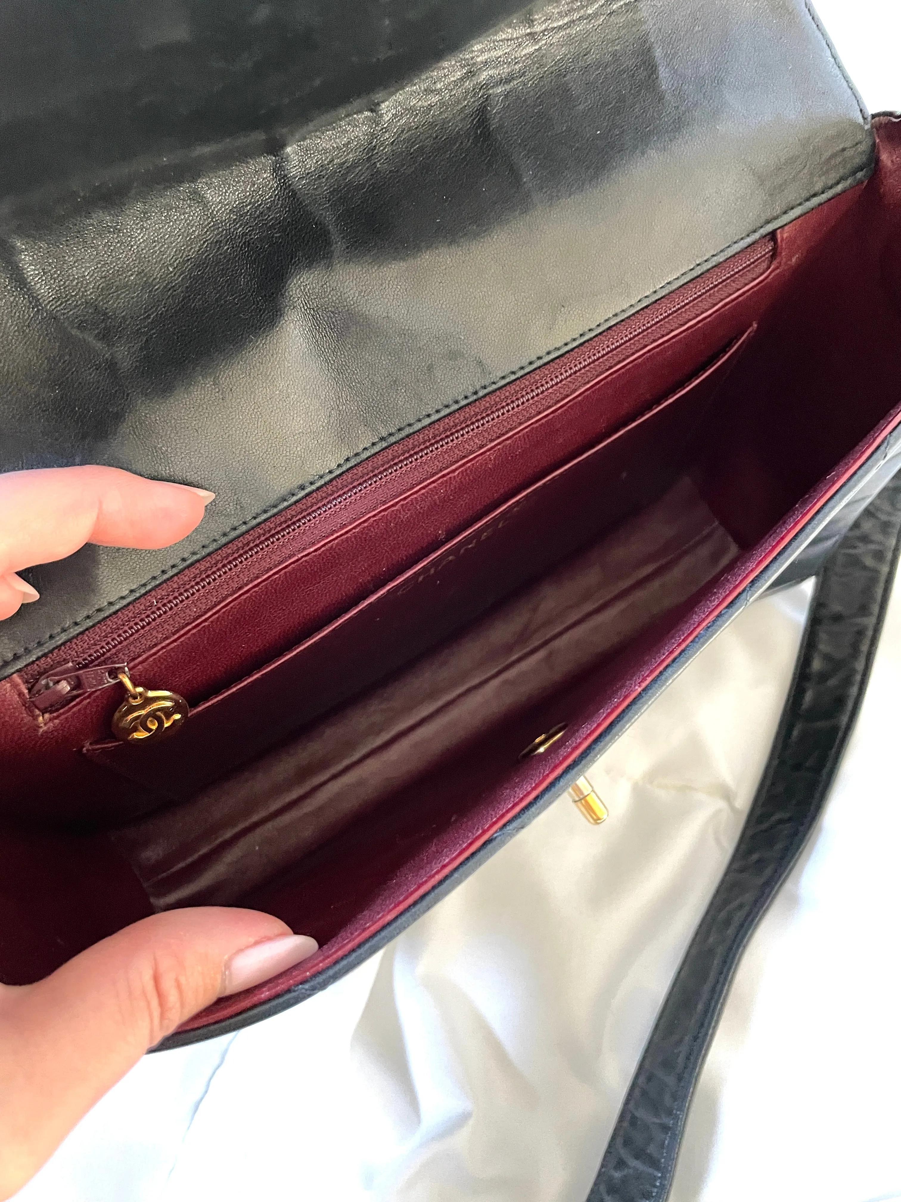 Chanel Envelope Turnlock Bag