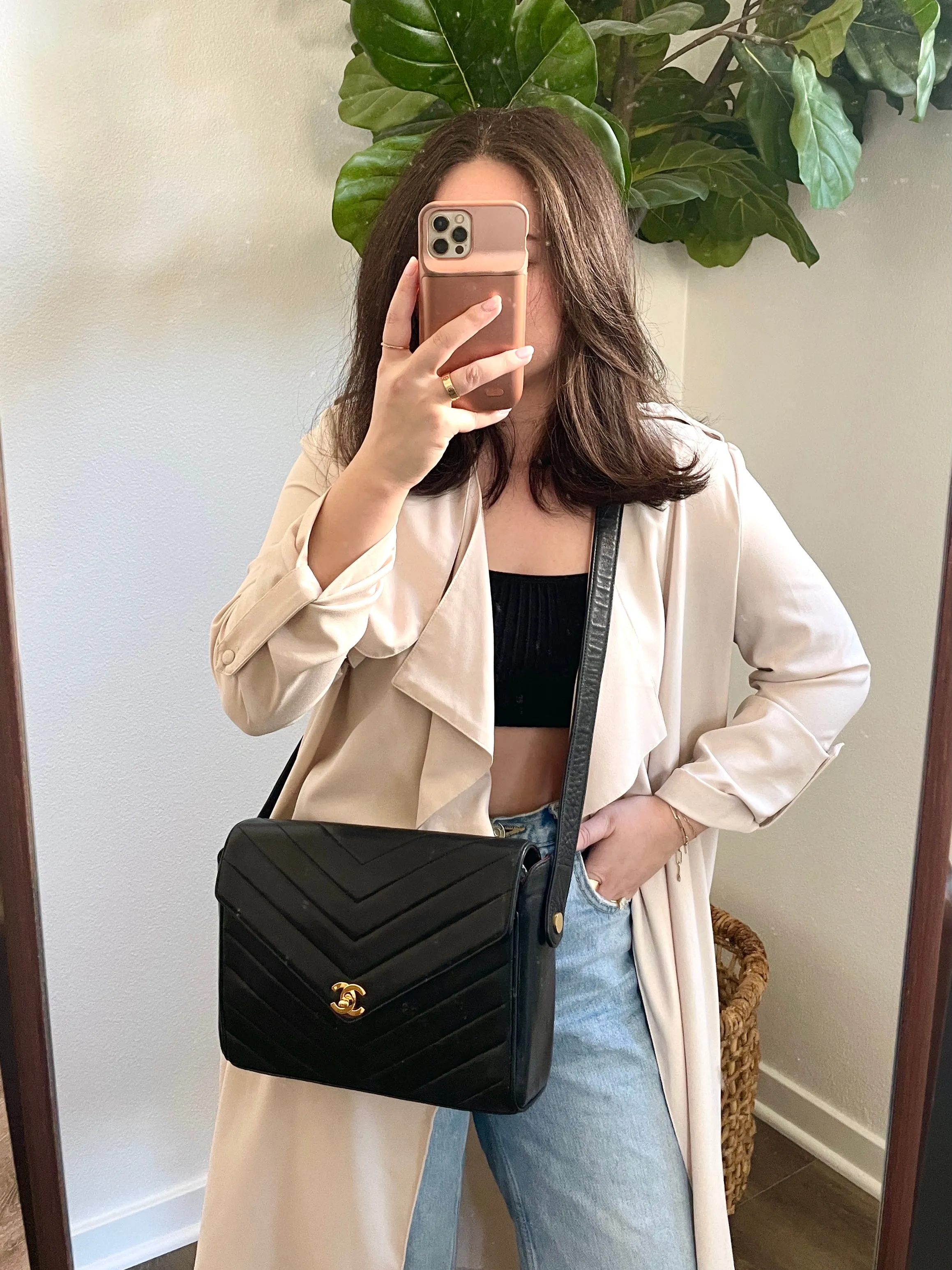 Chanel Envelope Turnlock Bag