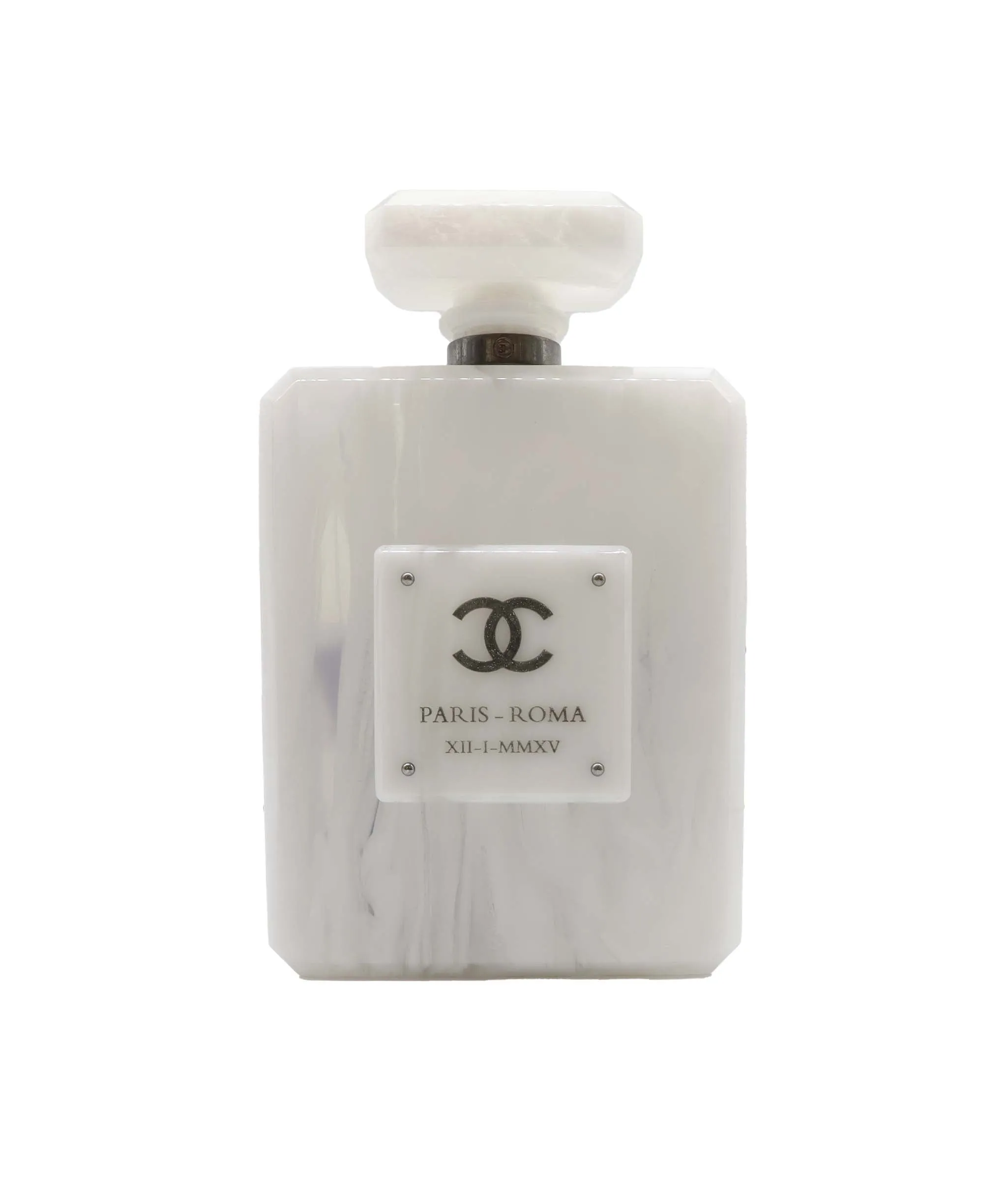 CHANEL 

Perfume bottle minaudière bag DXBS2875