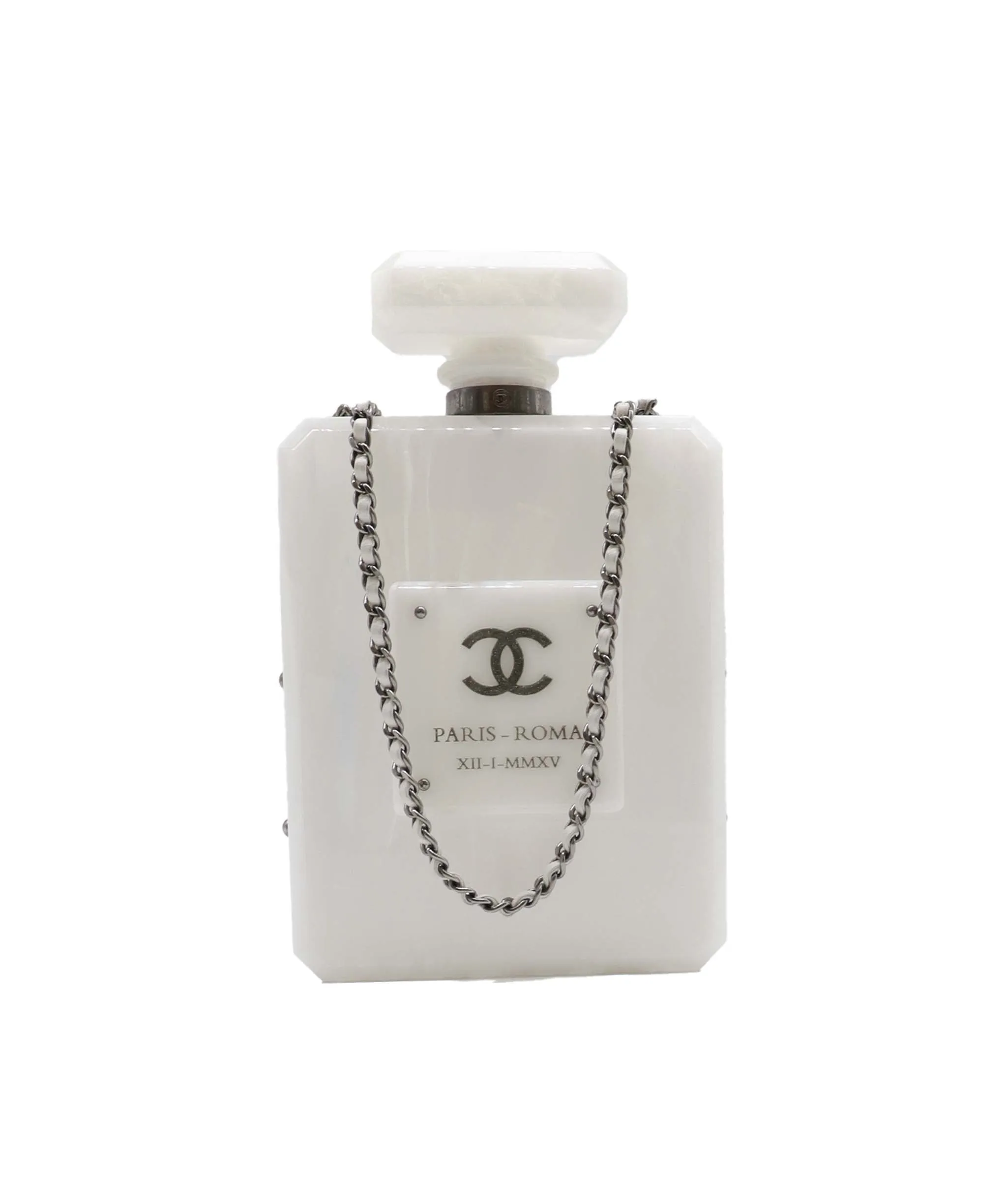 CHANEL 

Perfume bottle minaudière bag DXBS2875