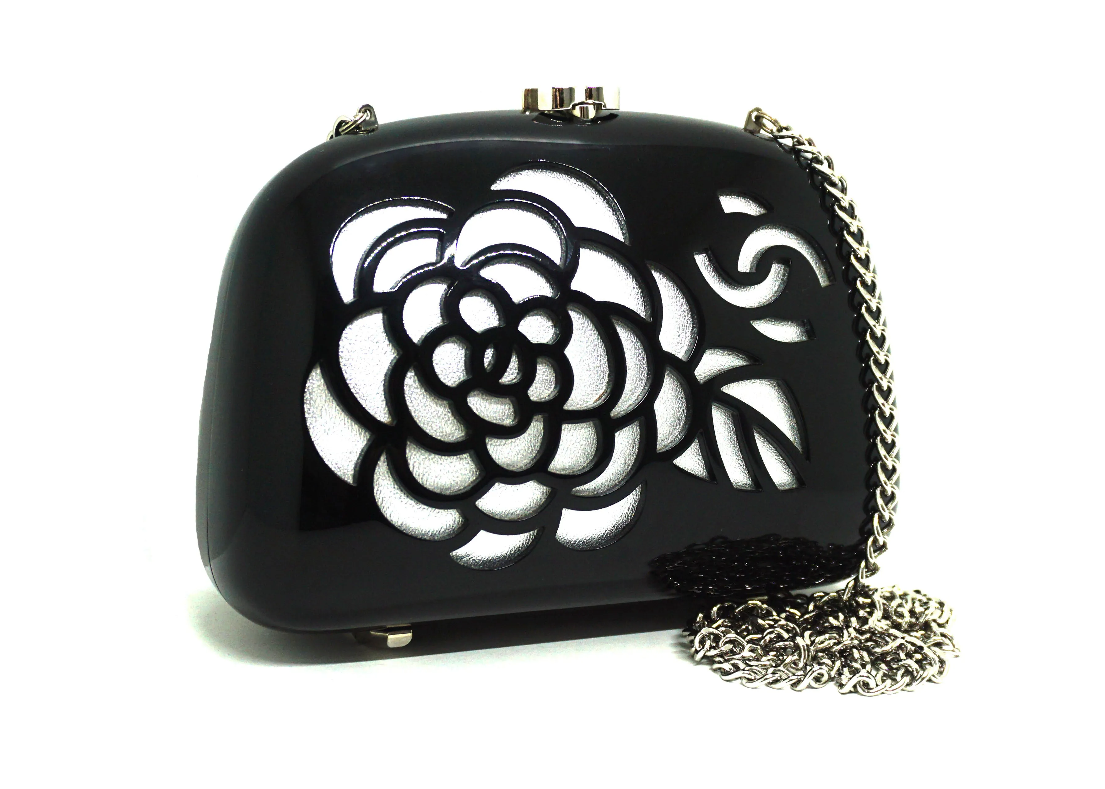 Chanel Rare Camellia Minaudière Bag