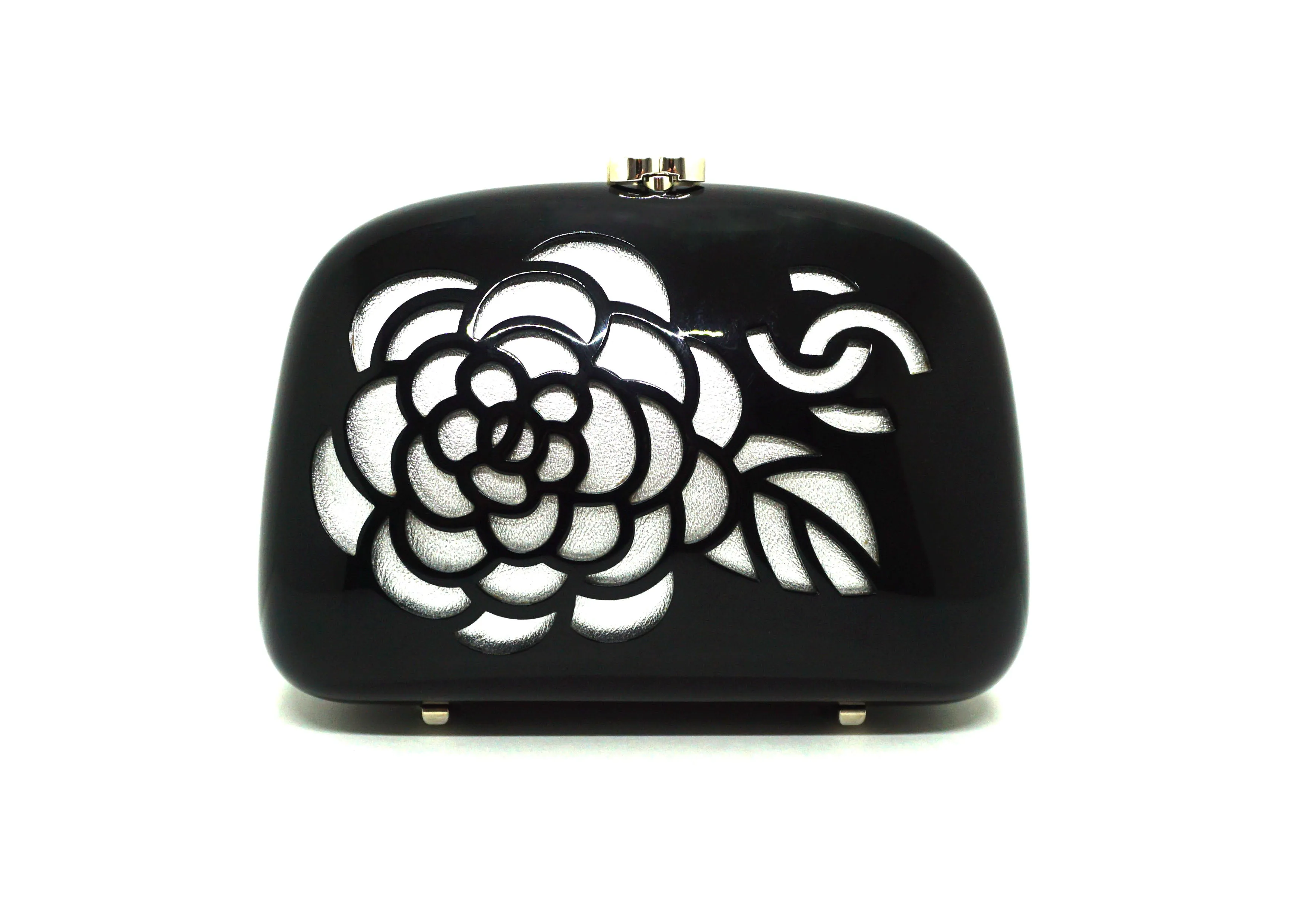 Chanel Rare Camellia Minaudière Bag