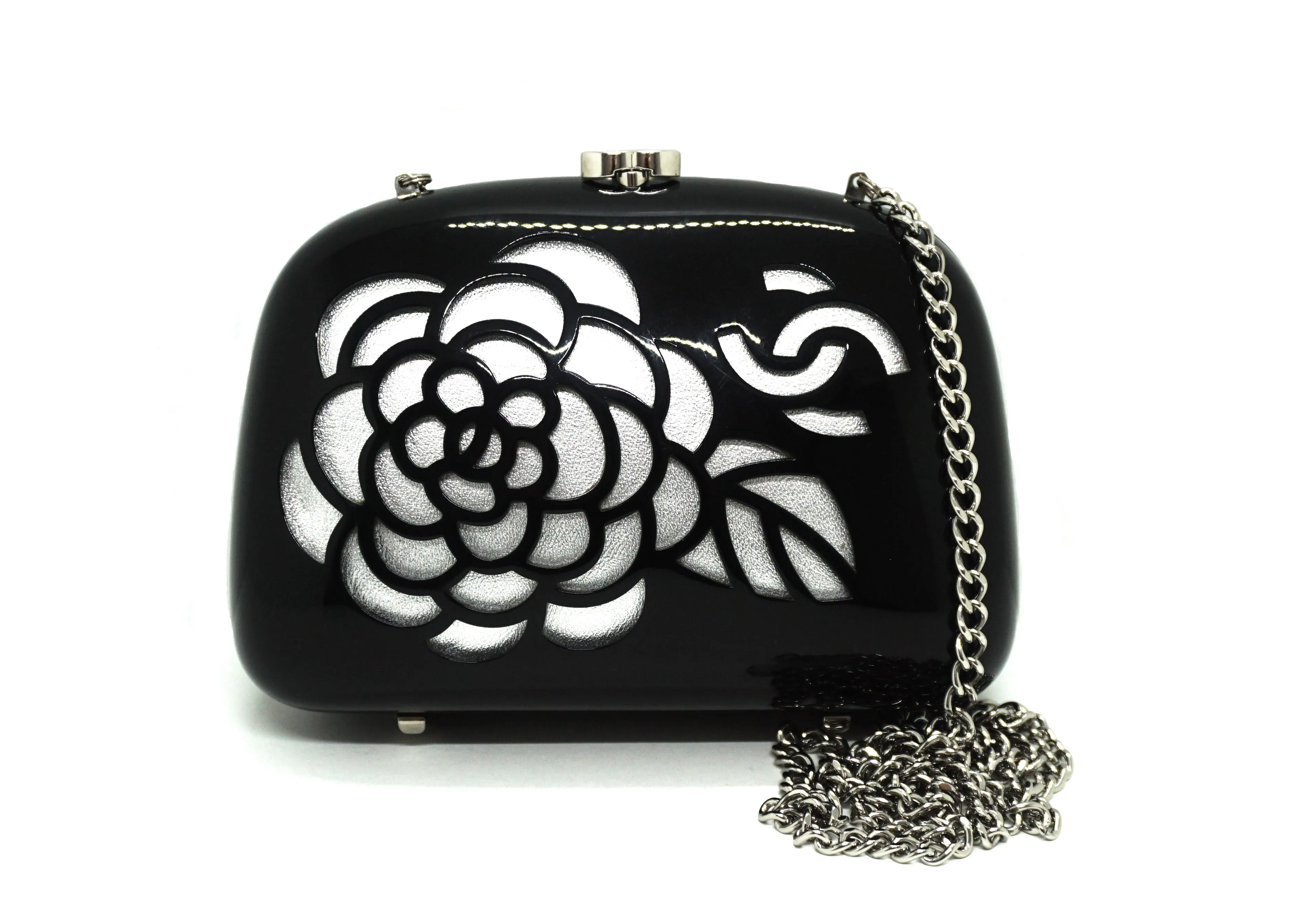 Chanel Rare Camellia Minaudière Bag