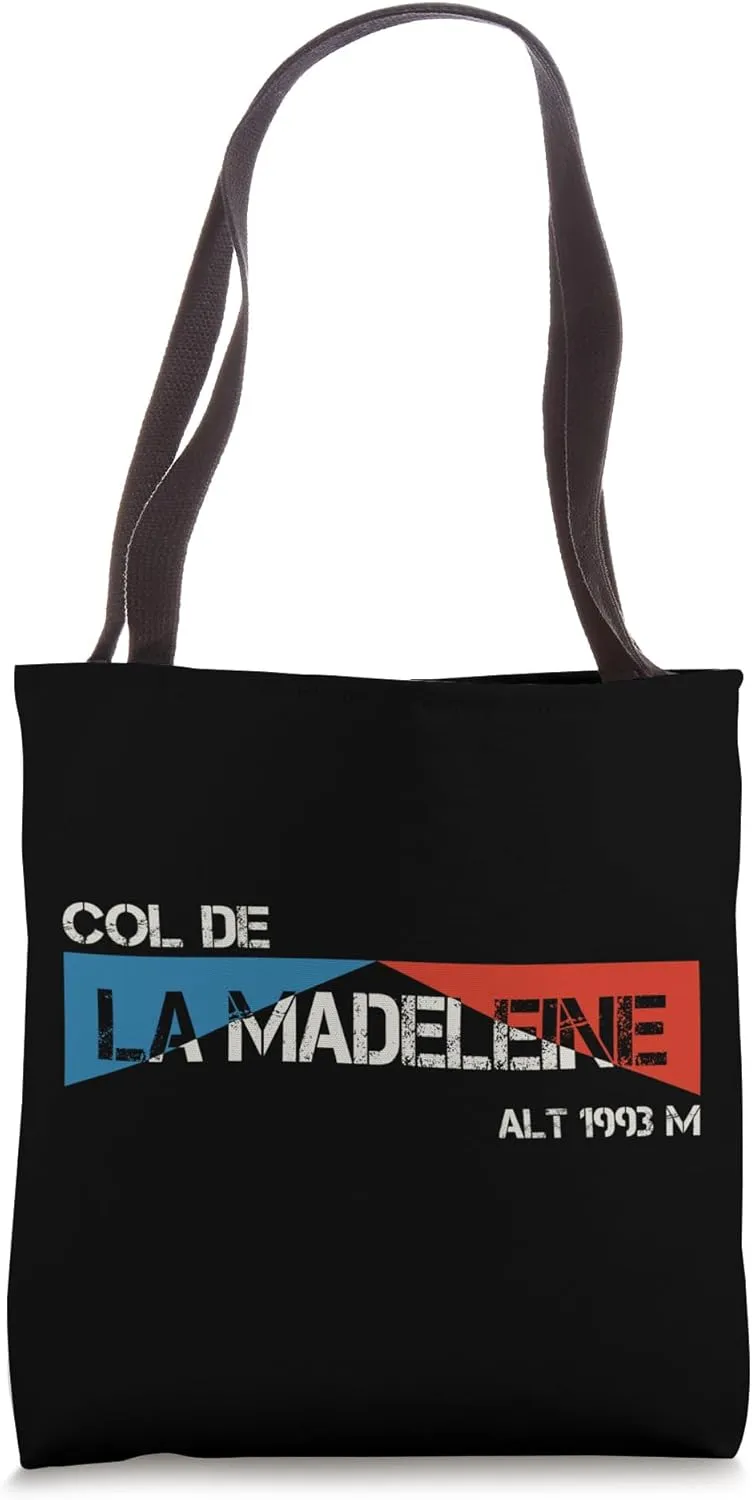 Col De la Madeleine Cycling Bike Souvenir Tote Bag