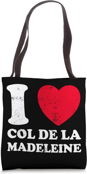 Col De la Madeleine Cycling Bike Souvenir Tote Bag