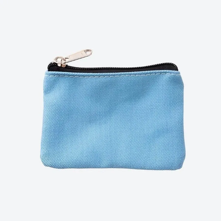 Compact Zippered Coin Pouch Bags