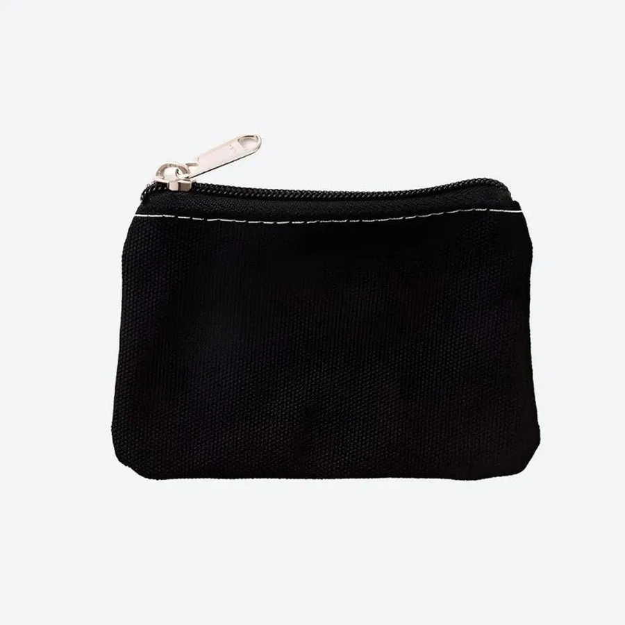 Compact Zippered Coin Pouch Bags