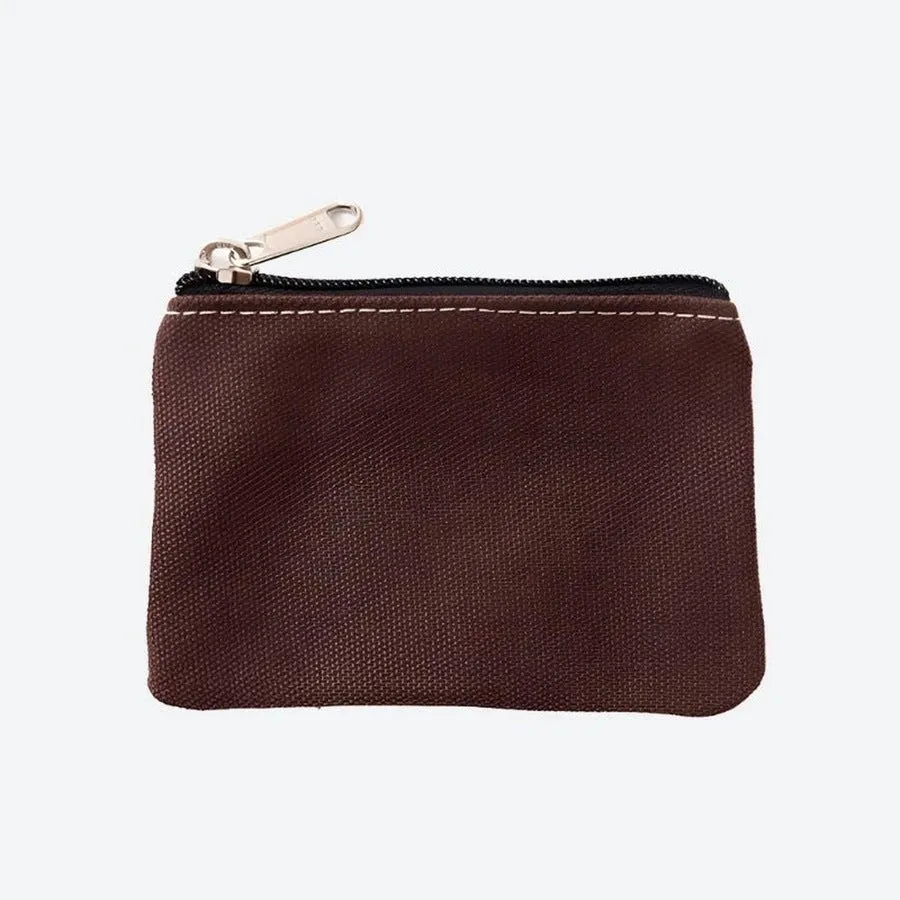 Compact Zippered Coin Pouch Bags