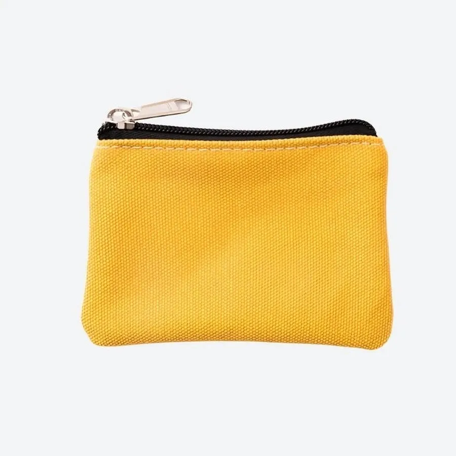 Compact Zippered Coin Pouch Bags