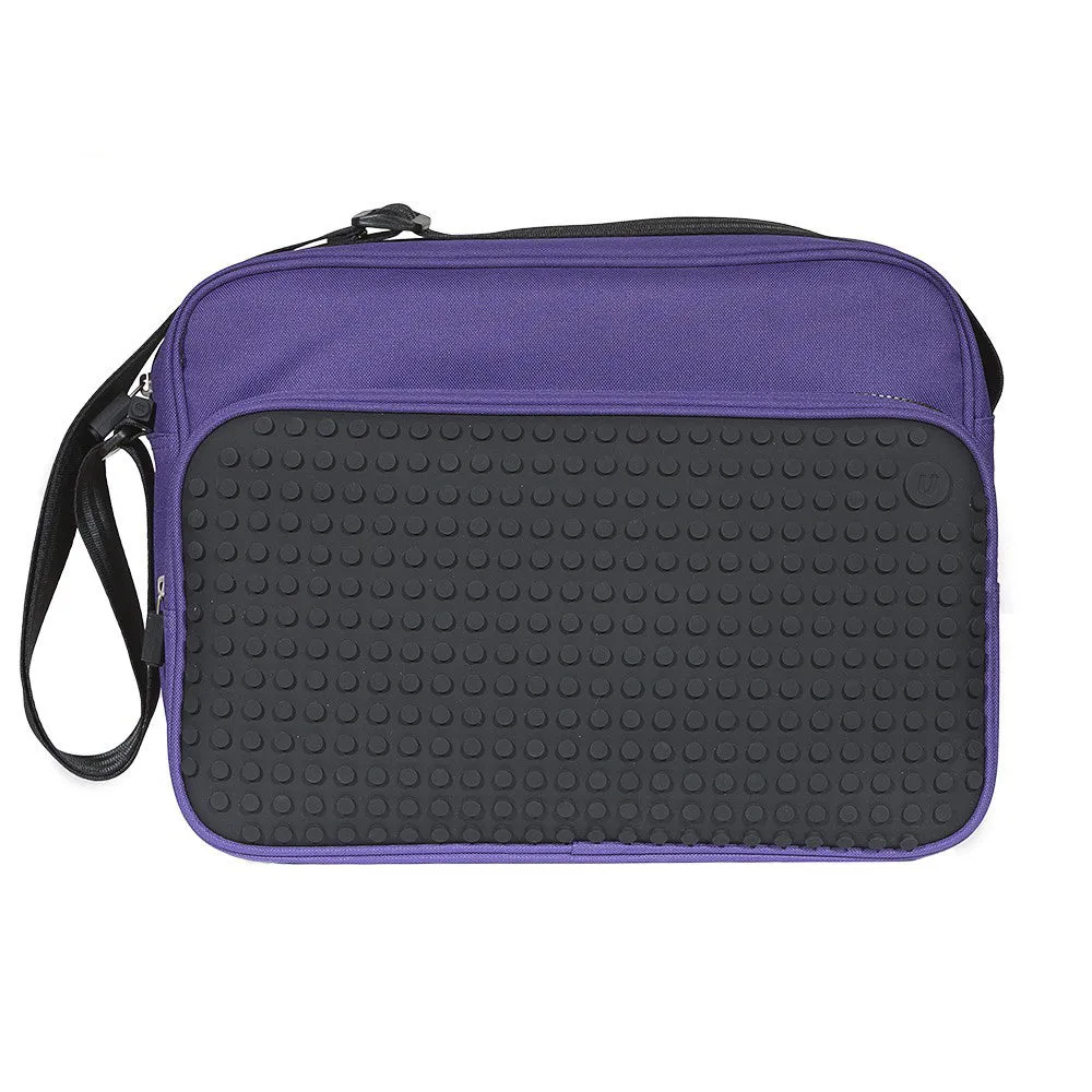 Creative Pixel Two Pocket Messenger Bag