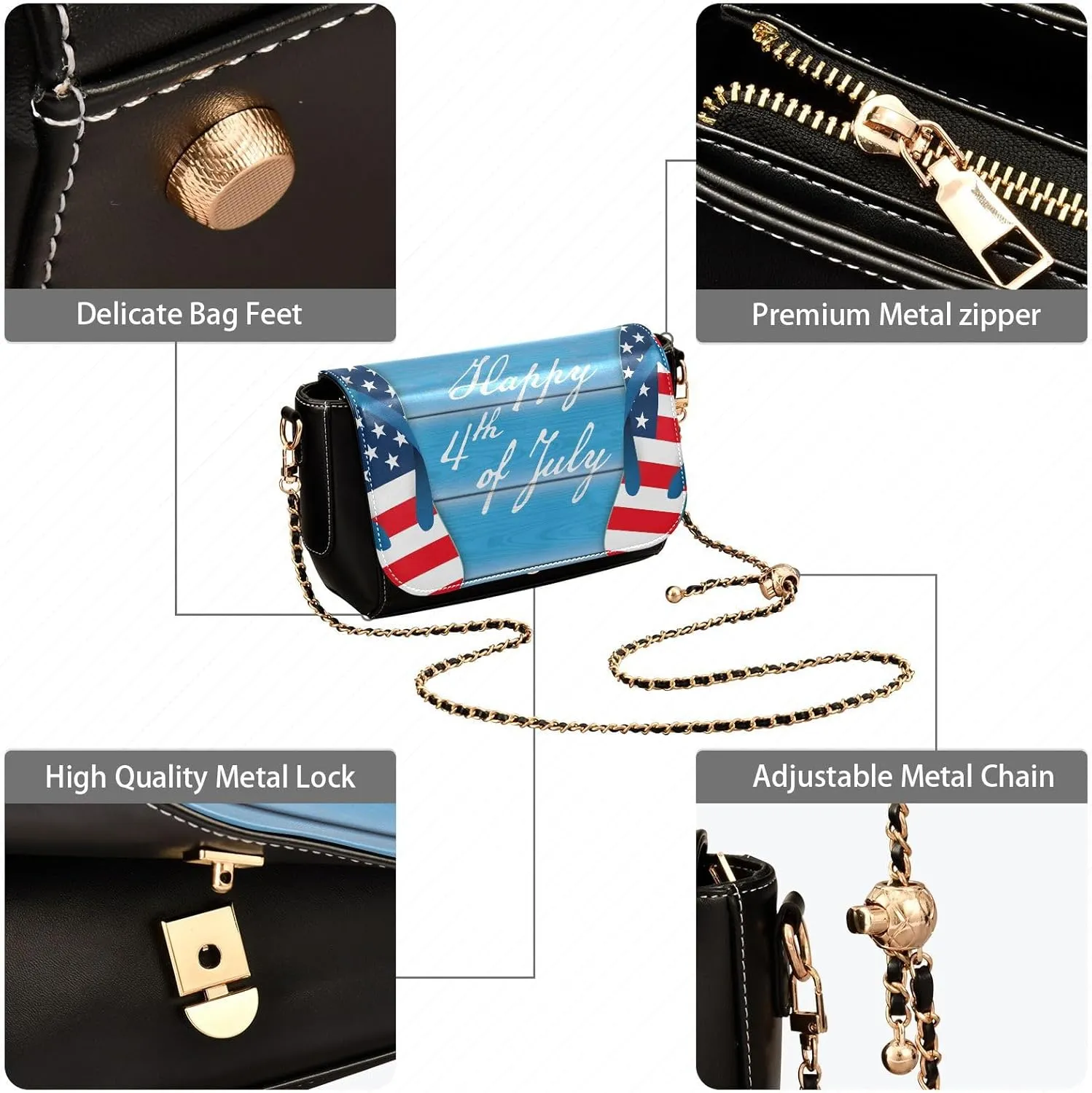 Crossbody Bags for Women Trendy Women's Black Shoulder Bag Small PU Leather Flap Cross Body Bag Handbags