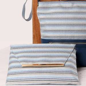 Envelope Bag Striped Blue