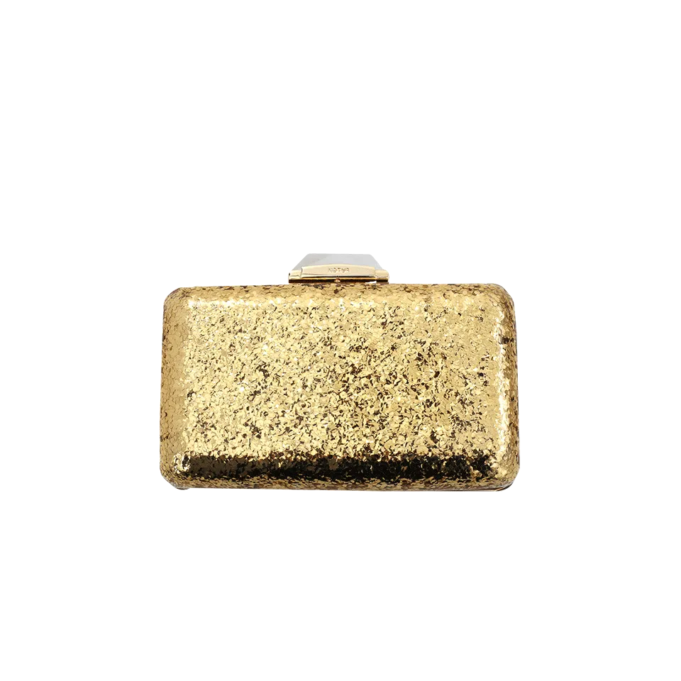 Framed Epsey Glitter Perspex Clutch
