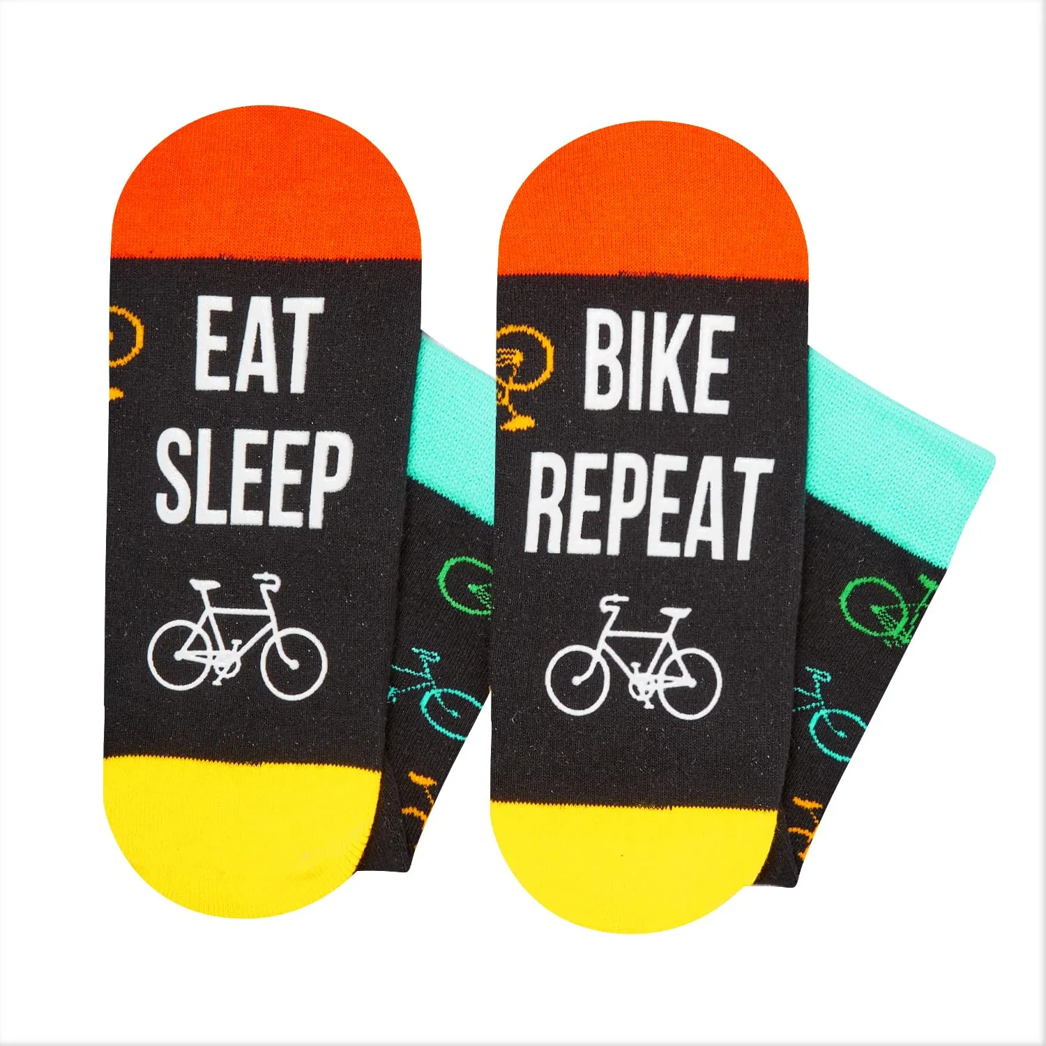Funny Cyclist Gifts for Men Women - Gifts for Bicycle Enthusiasts, Mountain Biking Gifts, Bike Rider Gifts, Bicycle Socks, Mountain Bike Socks