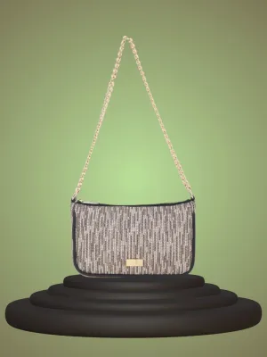 Golden Printed Sling bag