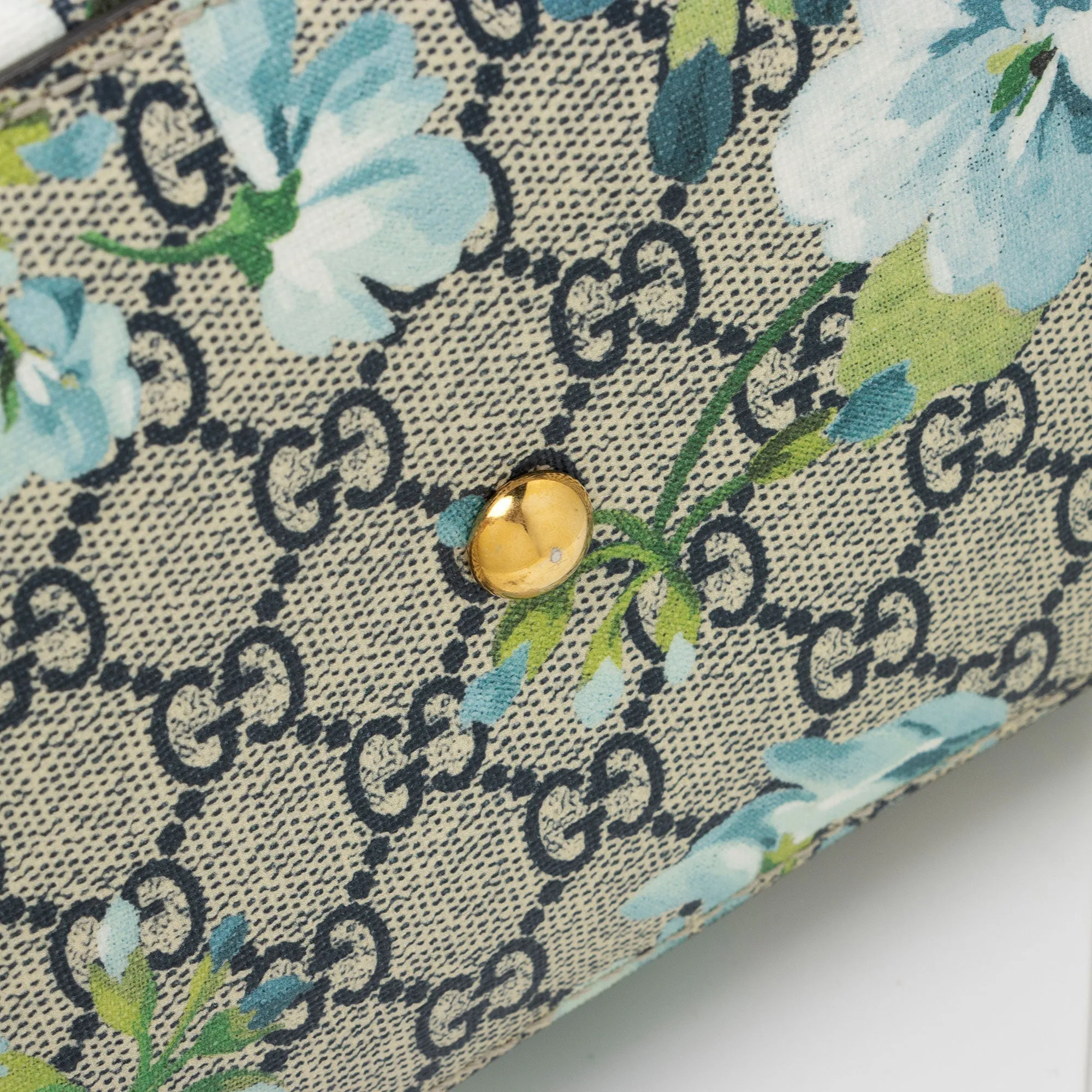 Gucci GG Supreme Blooms Large Zip Tote (SHF-qDfhoQ)