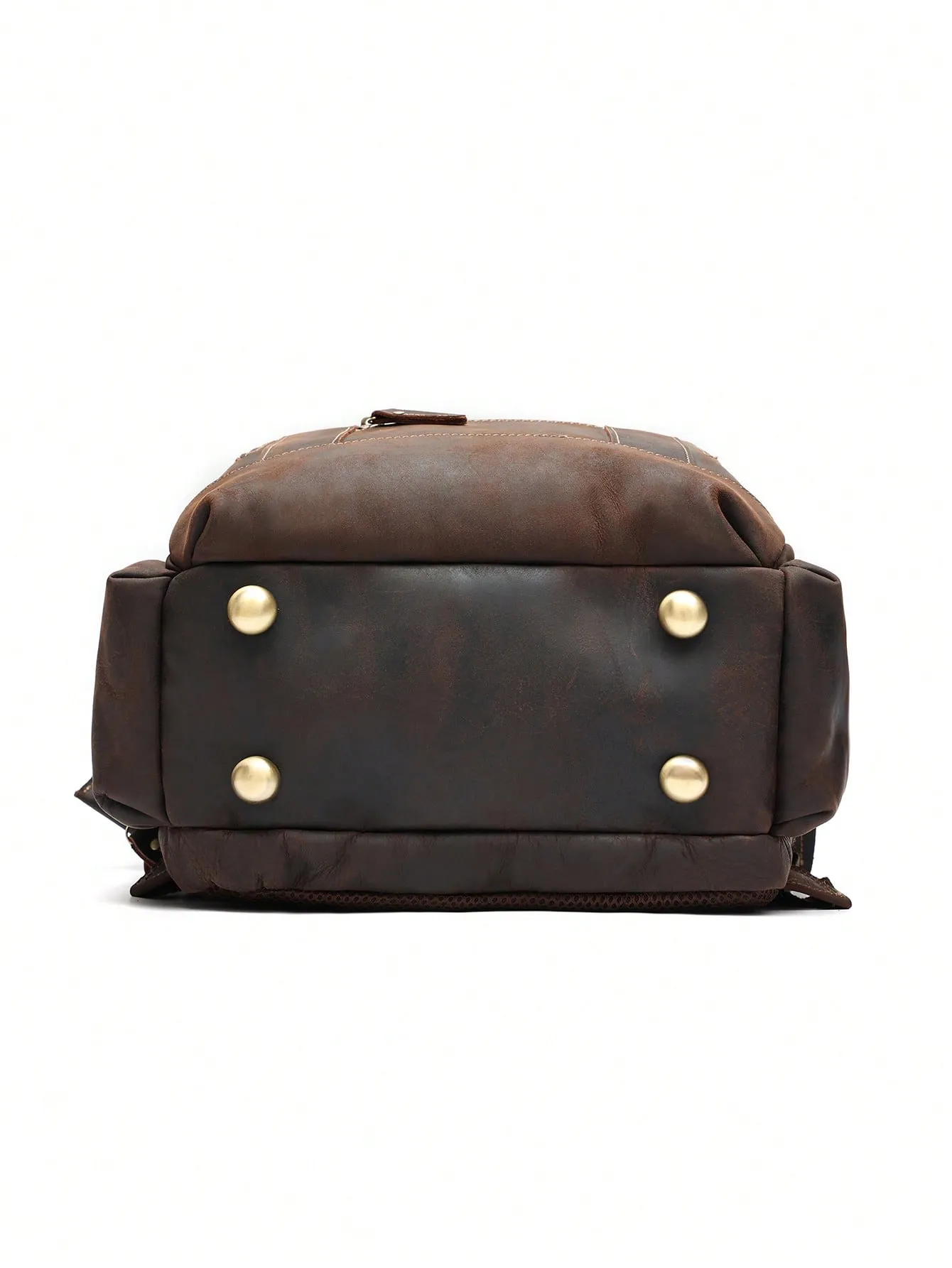 Joyir Men's Vintage Genuine Leather Backpack 15.6 Laptop Bag Large Capacity Business Travel Hiking