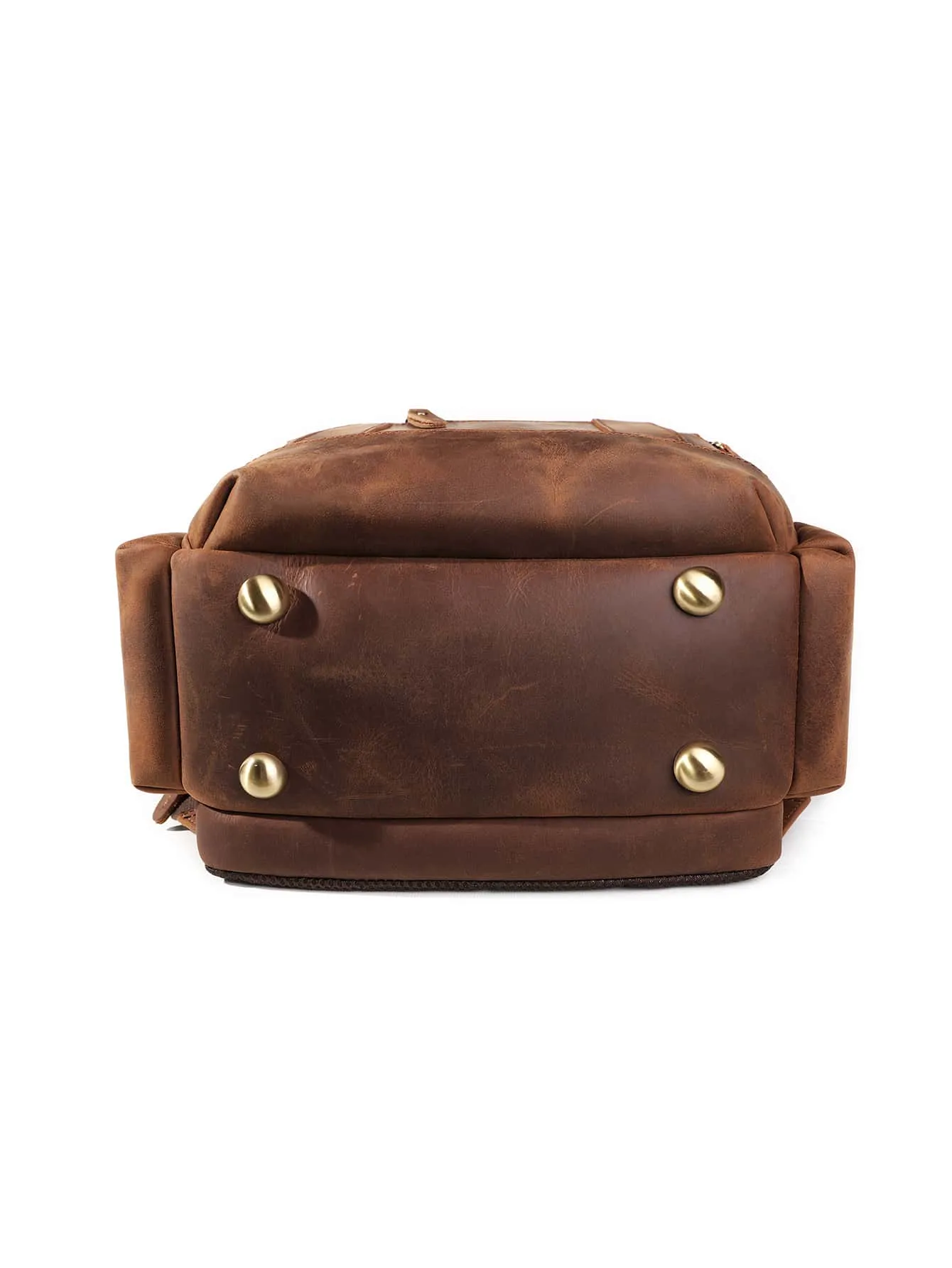 Joyir Men's Vintage Genuine Leather Backpack 15.6 Laptop Bag Large Capacity Business Travel Hiking