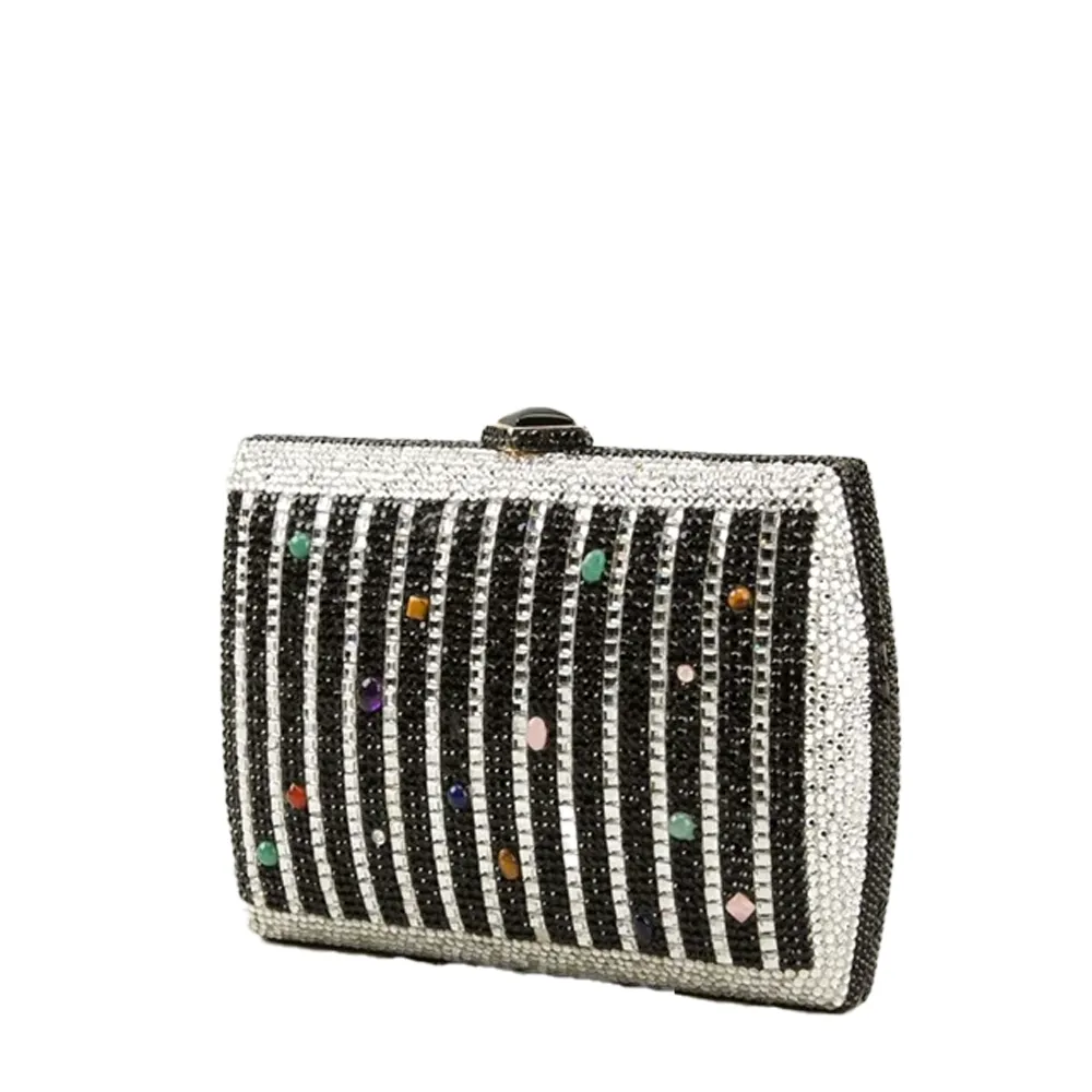 Judith Leiber Crystal Minaudière Bag
