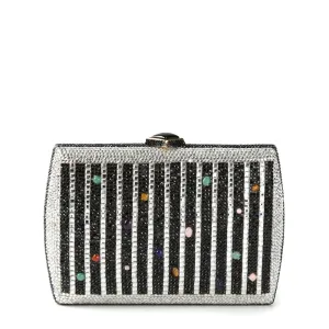 Judith Leiber Crystal Minaudière Bag