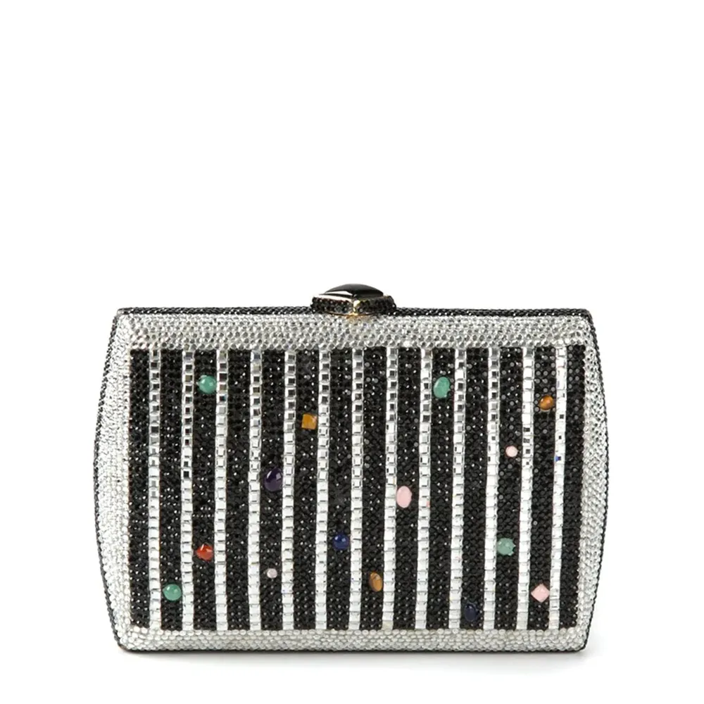 Judith Leiber Crystal Minaudière Bag