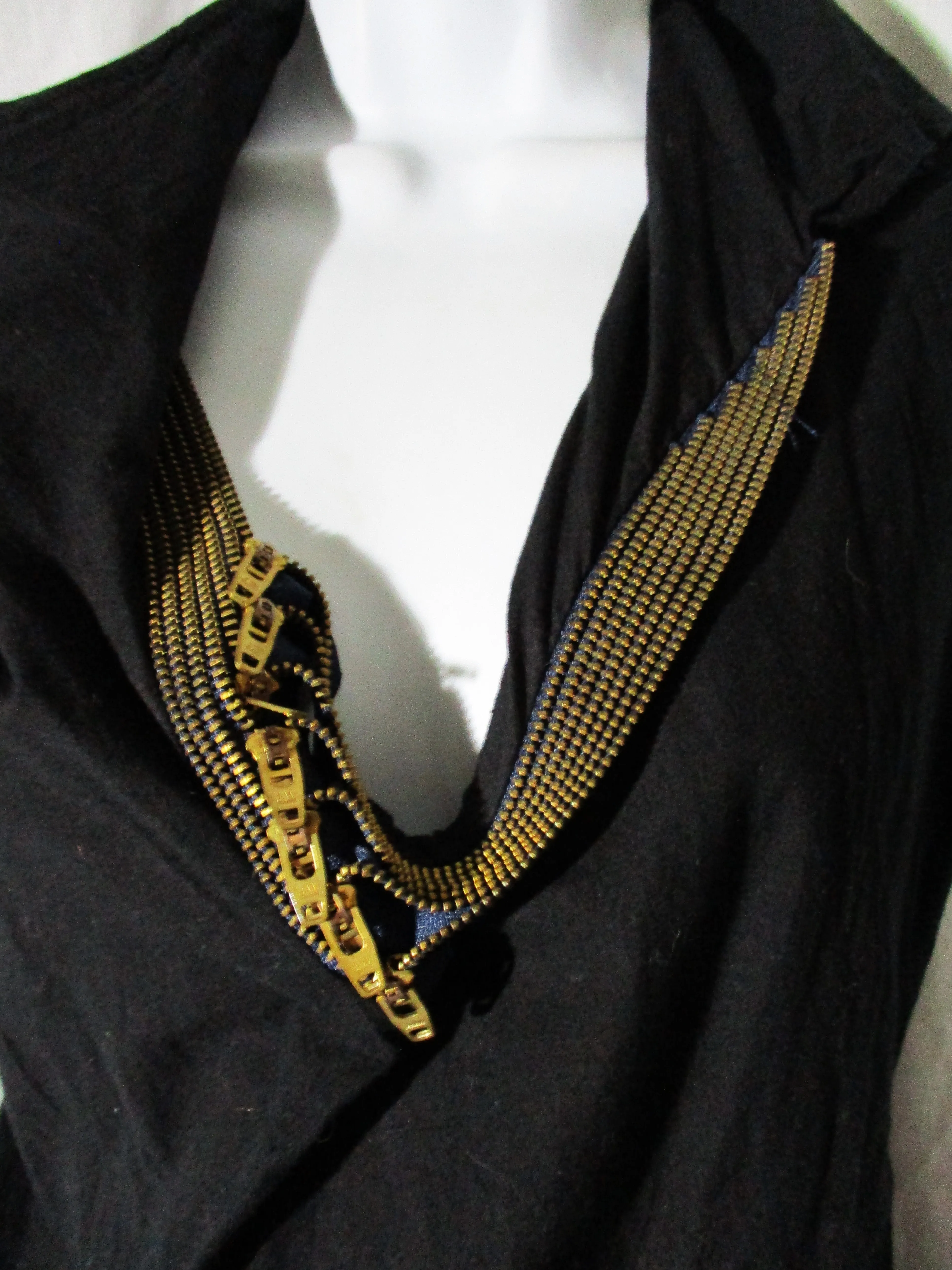 JUNYA WATANABE COMME DES GARCONS GOLD ZIPPER S Boho BLACK