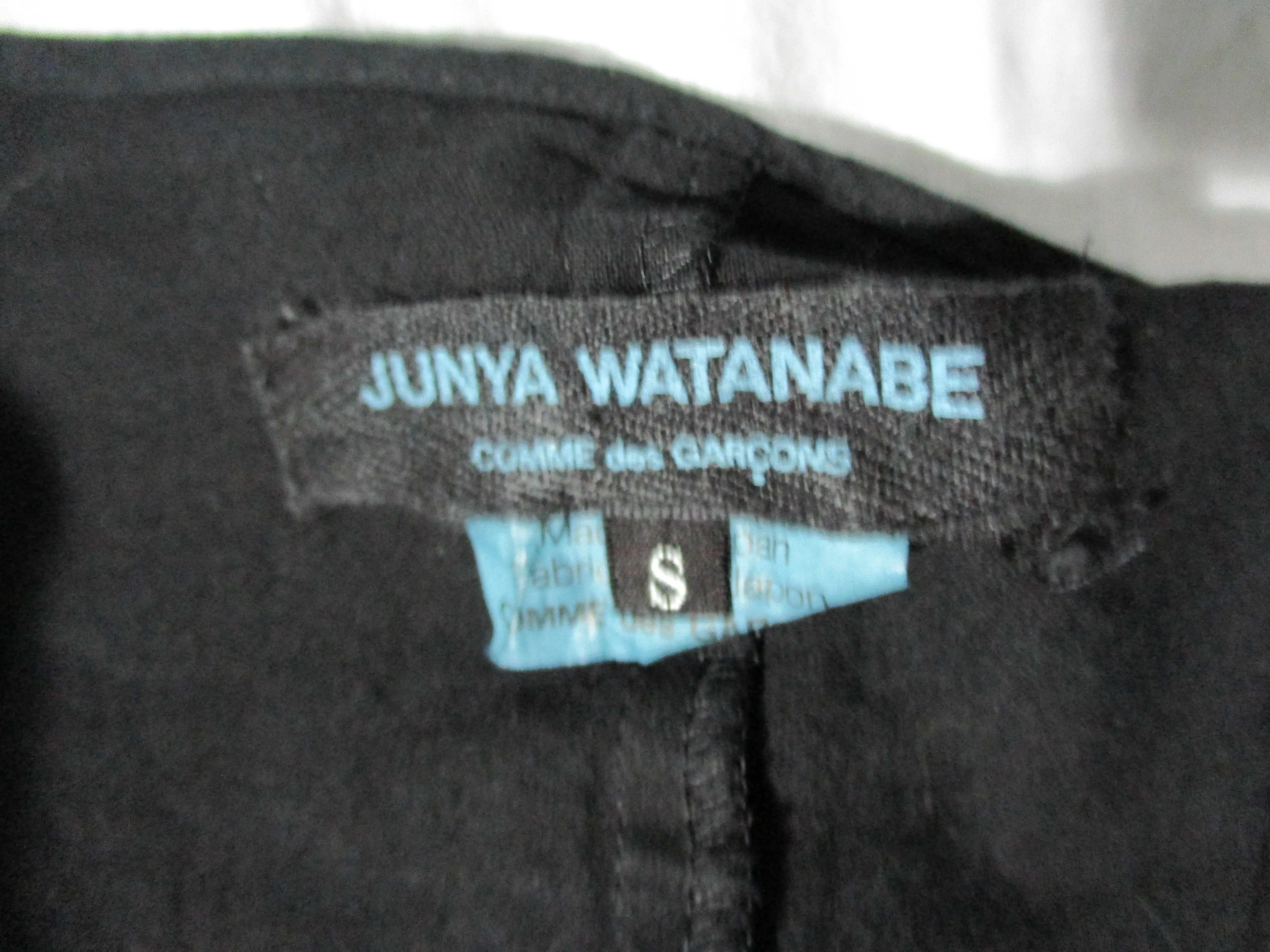 JUNYA WATANABE COMME DES GARCONS GOLD ZIPPER S Boho BLACK