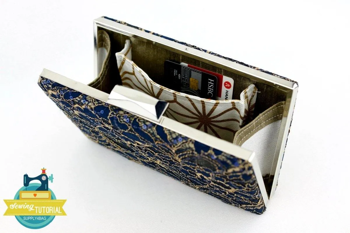Luxury Lace Clamshell Minaudière Clutch Making Tutorial