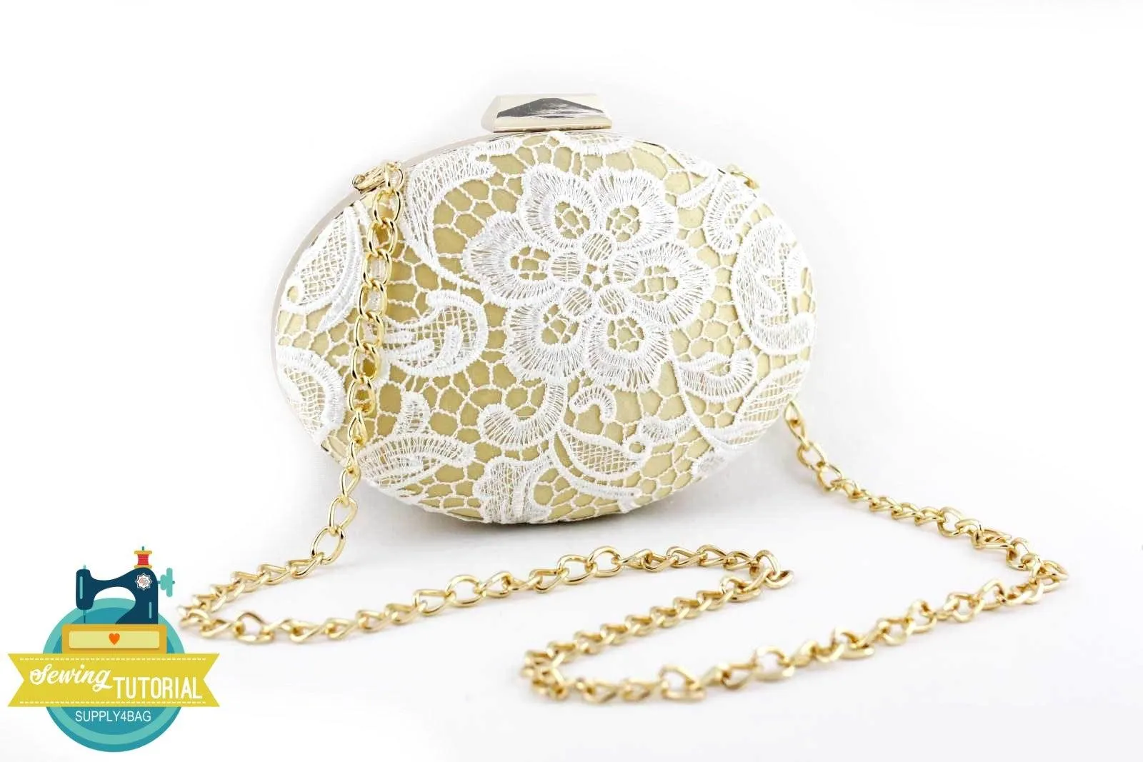 Luxury Lace Clamshell Minaudière Clutch Making Tutorial