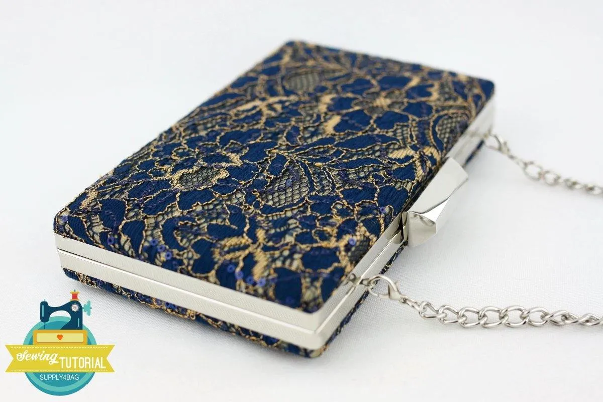 Luxury Lace Clamshell Minaudière Clutch Making Tutorial