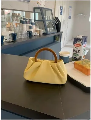 Mini Cloud Pouch Bag Small Handbag Dumpling Purses Crescent Bags Purses for Women, Fashion Underarm Bag Top-Handle Bags