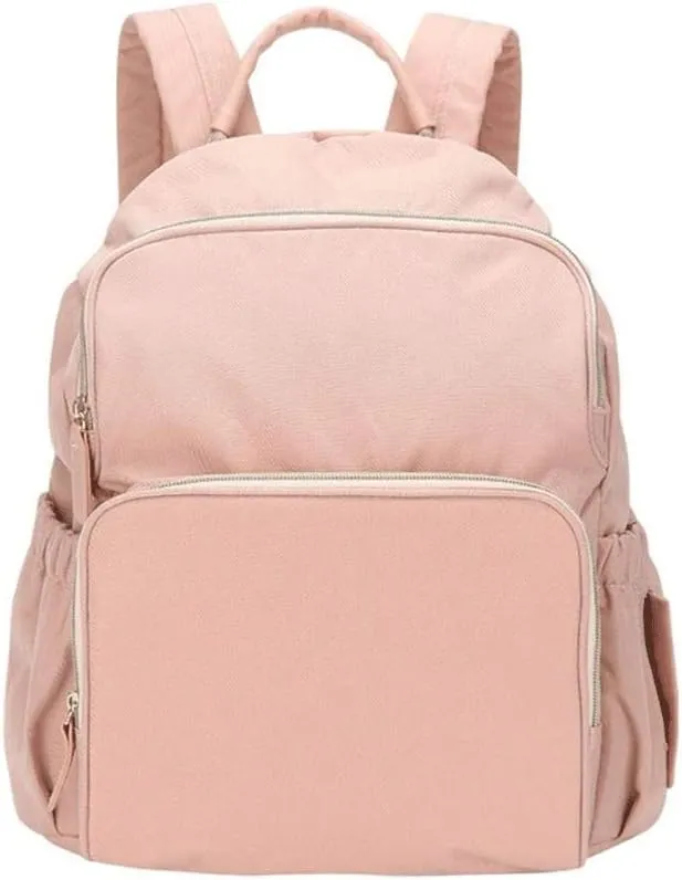 Nylon Material Light and Stylish Macaron Light Mummy Bag Multifunctional Large Capacity Mother Backpack Diaper Bag