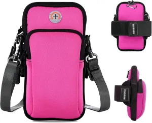 Phone Holder for Running Armband Cell Phone Holder,Small Purses for Women Crossbody Bags Kids,iPhone 16 16e 15 14 13 12 11 Pro Max Xs Xr X Plus Mini Galaxy Ultra Plus S25 Note 10 Gym Arm Band