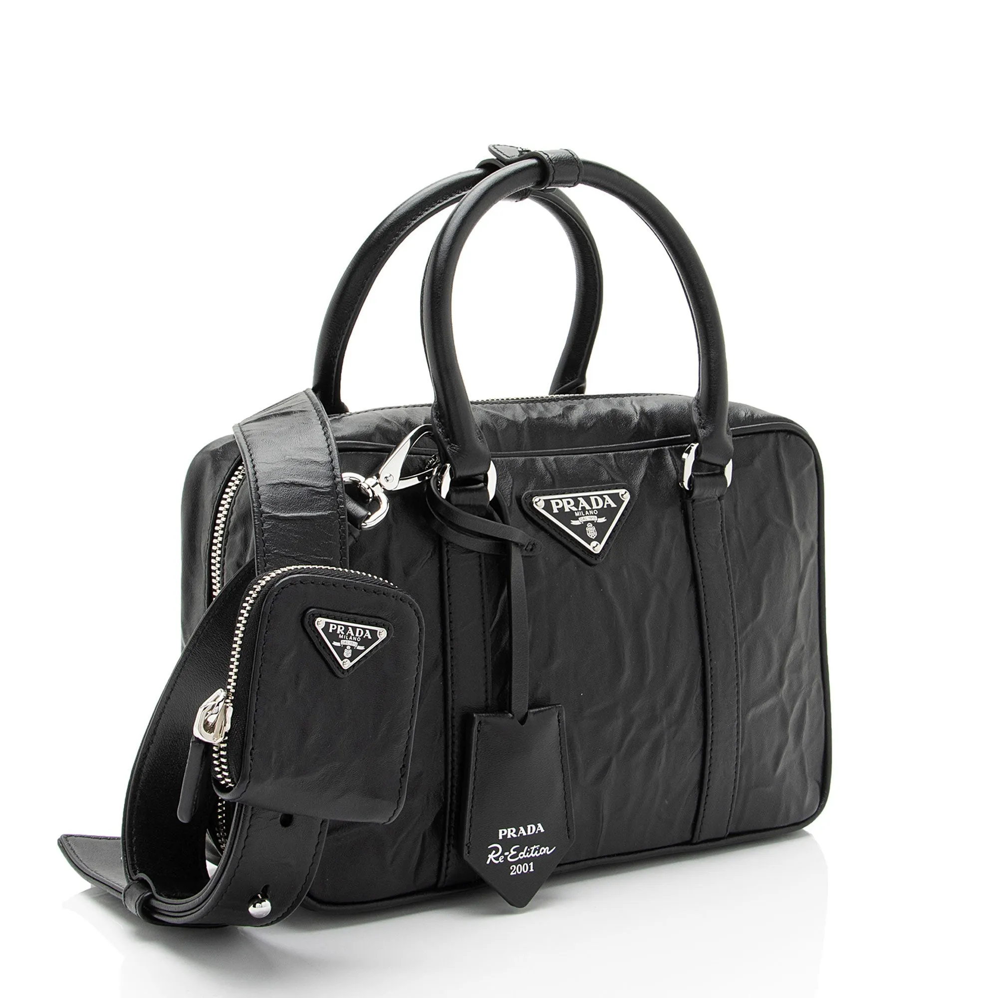 Prada Antique Nappa Leather Re-Edition 2001 Tote