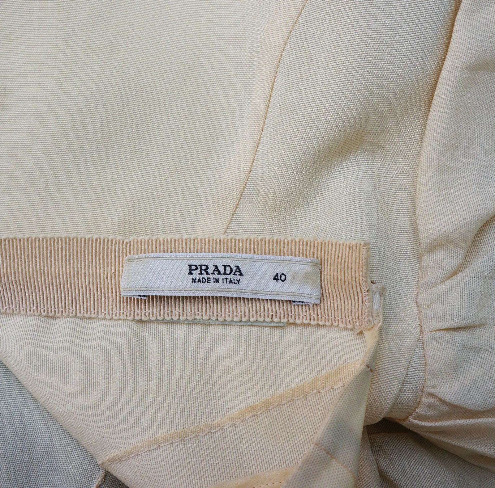 PRADA CREW NECK SHORT SLEEVE TUNIC TOP