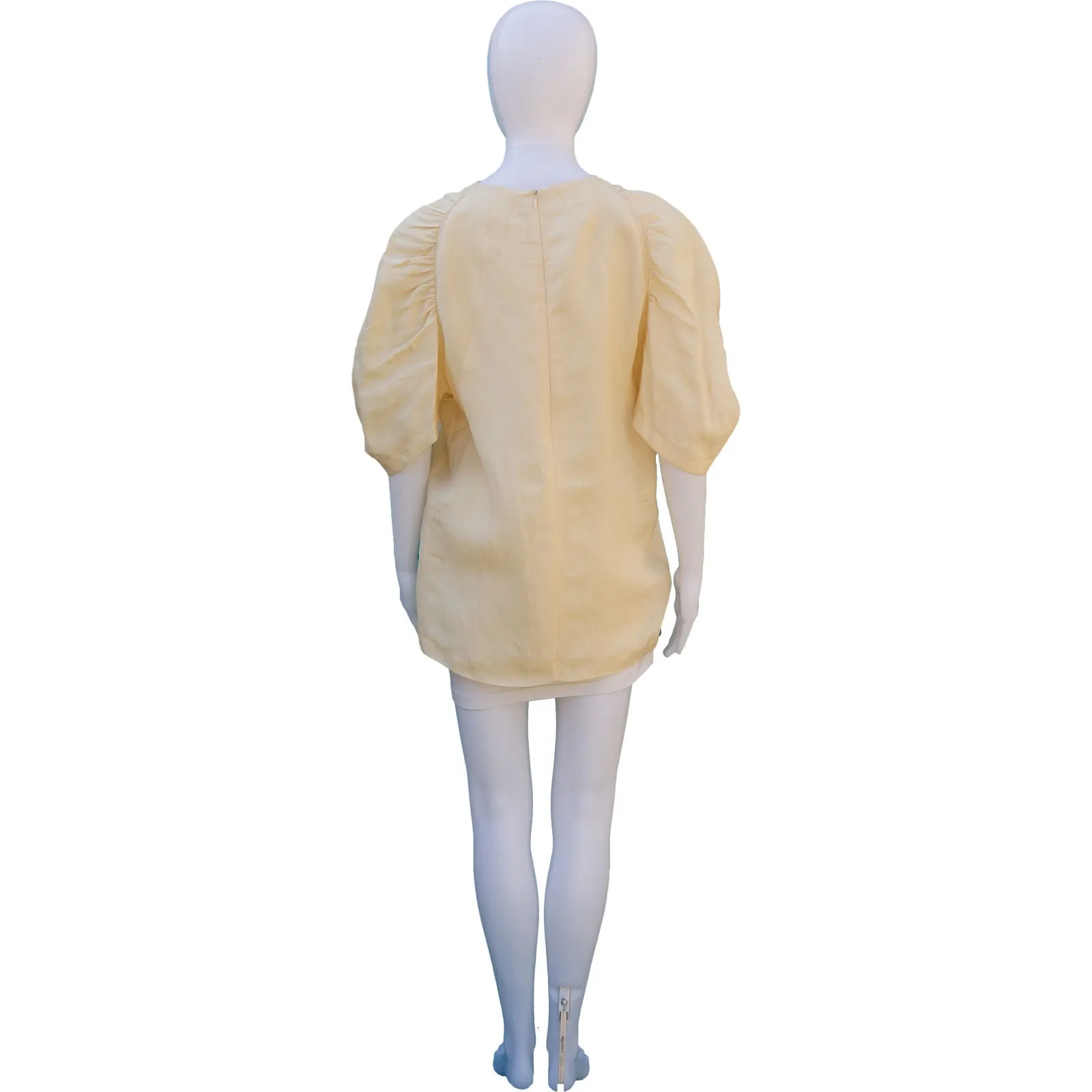 PRADA CREW NECK SHORT SLEEVE TUNIC TOP