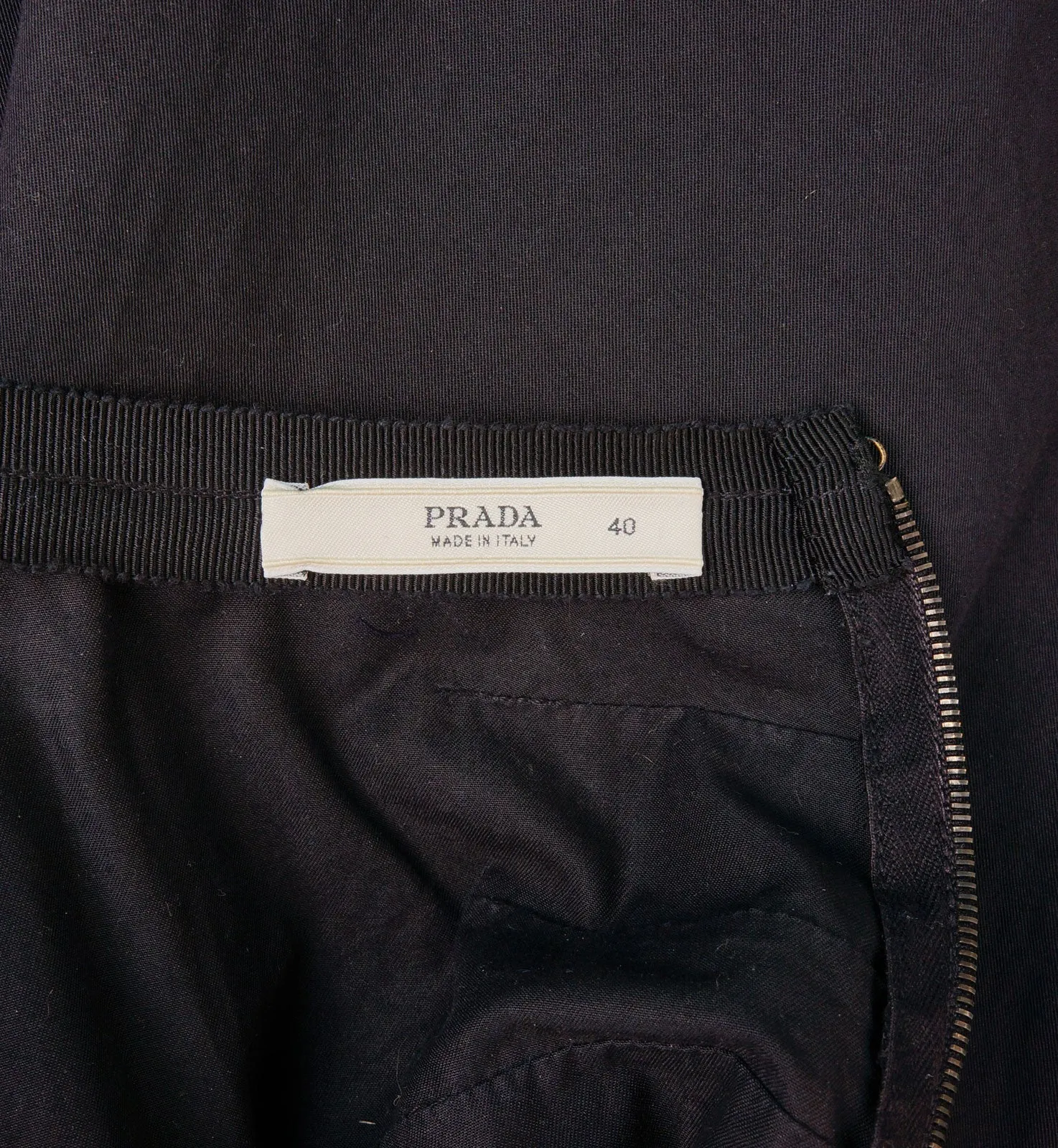 PRADA FLARED MIDI SKIRT