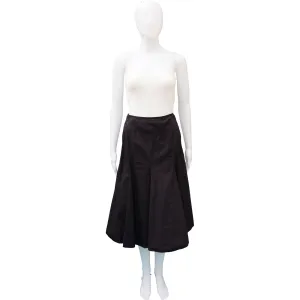 PRADA FLARED MIDI SKIRT