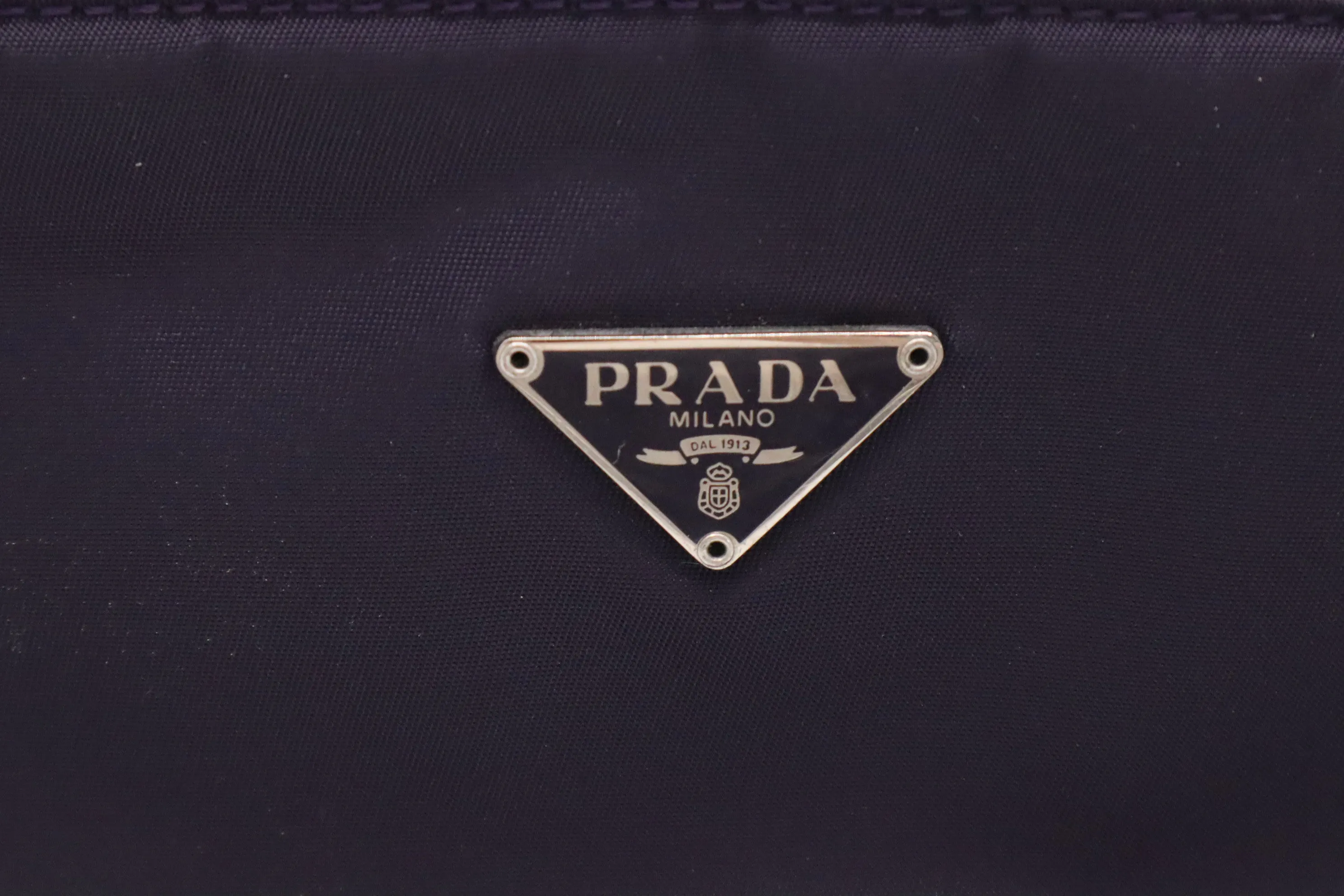 Prada Handbag in Purple Nylon