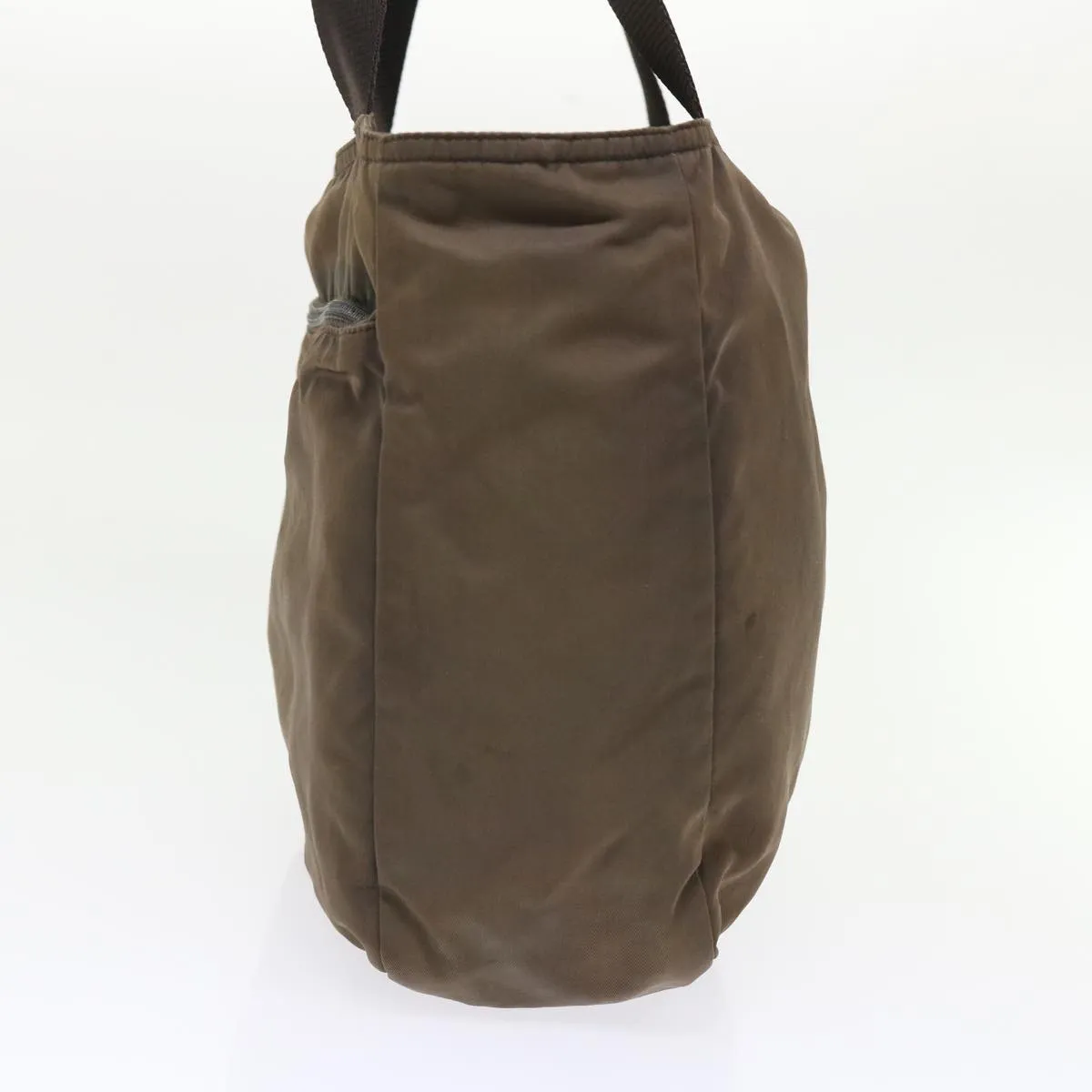 PRADA Tote Bag Nylon Khaki  46166