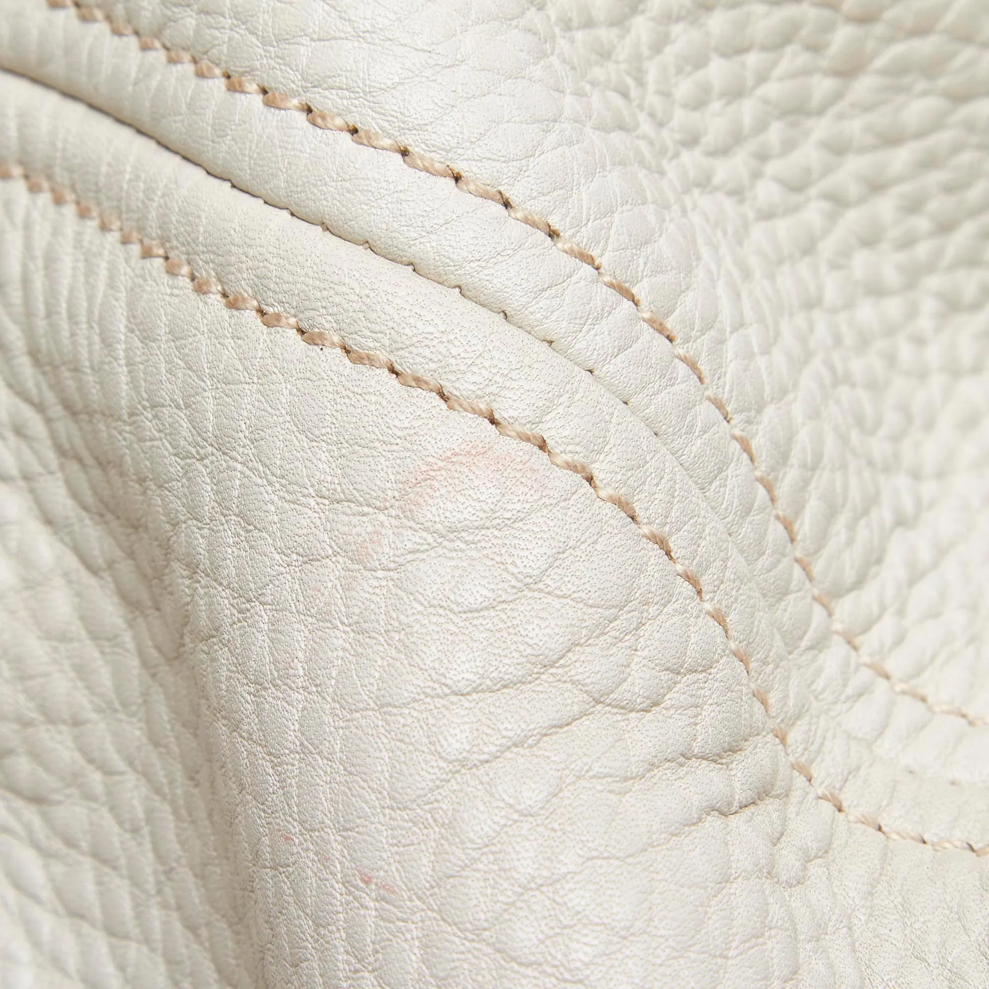 PRADA VITELLO DAINO GRAINED LEATHER SHOULDER BAG