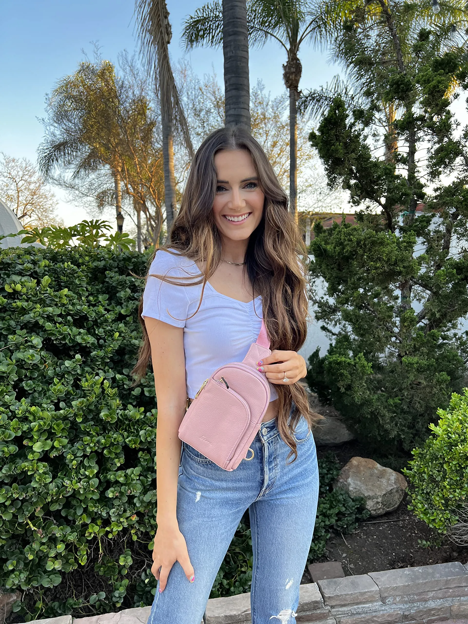RFID Blocking Small Fanny Chest Bags